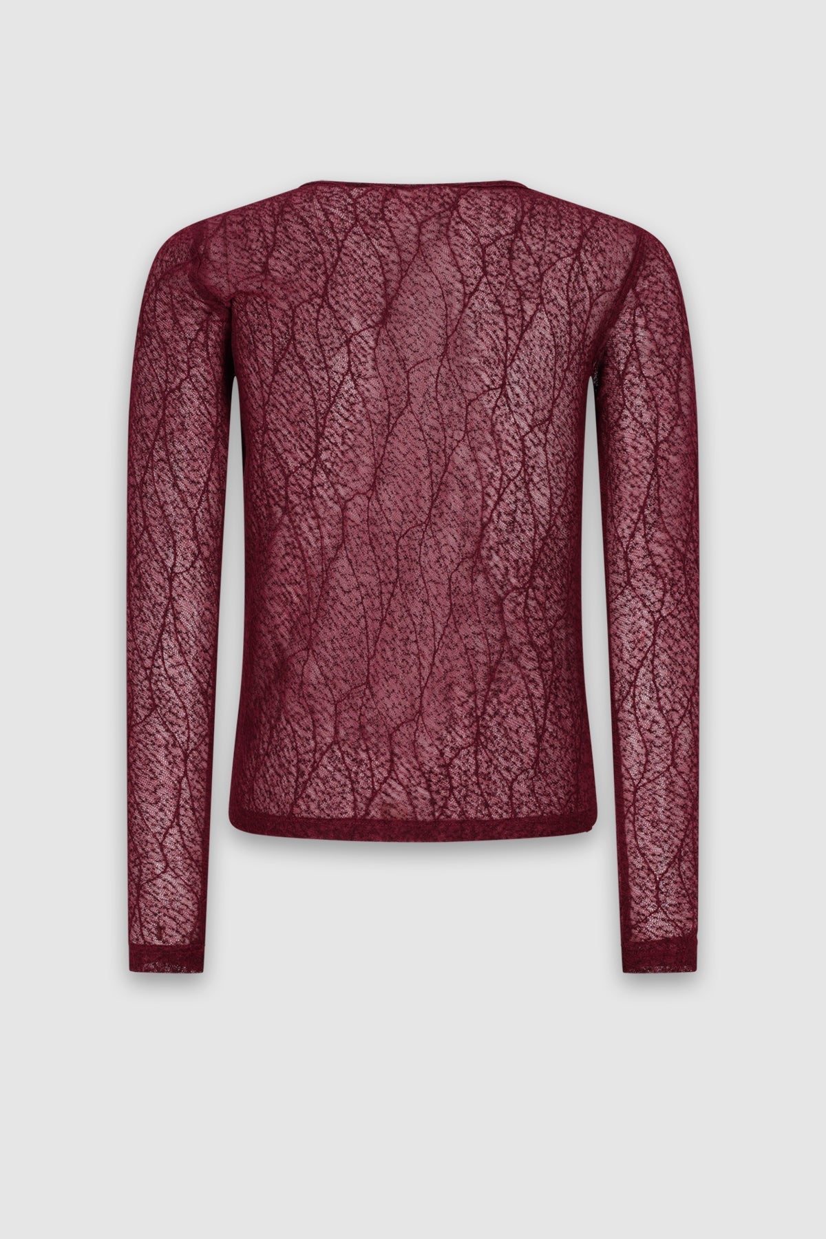 NoBell' Kaya Mesh Top Bordeaux