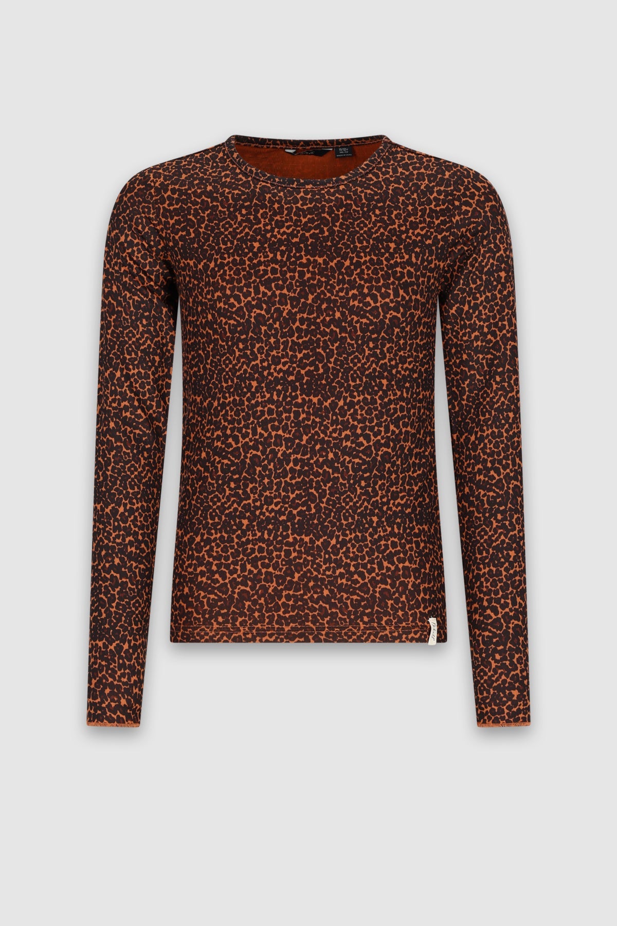 NoBell' Kaya Leopard Geprinte Top Bruin