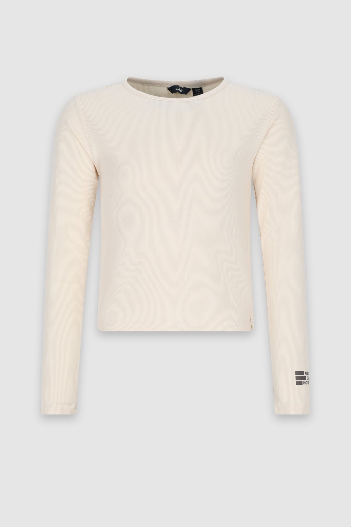 NoBell' Kuan RibJersey Tshirt Wit