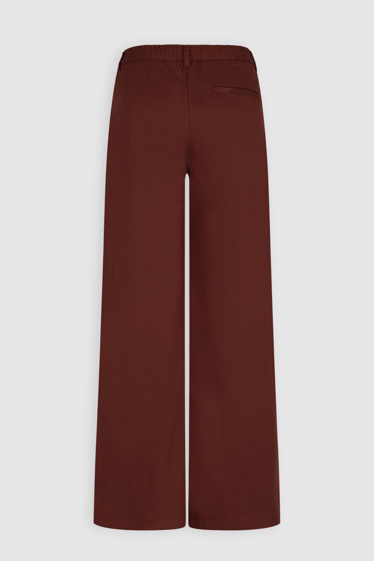 NoBell' Sacha Wijde Twill Pantalon Donkerbruin