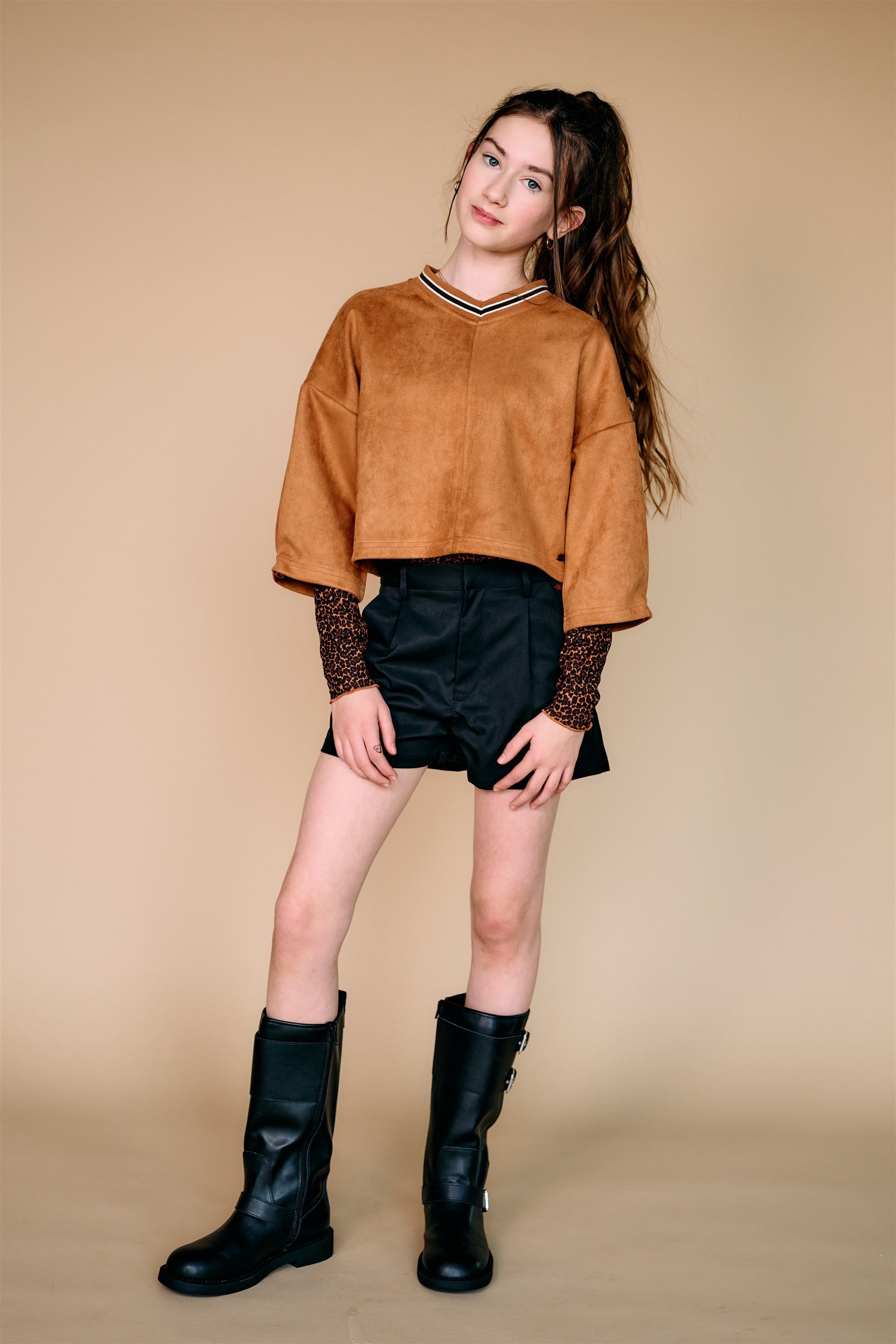 NoBell' Suki Twill Short Zwart