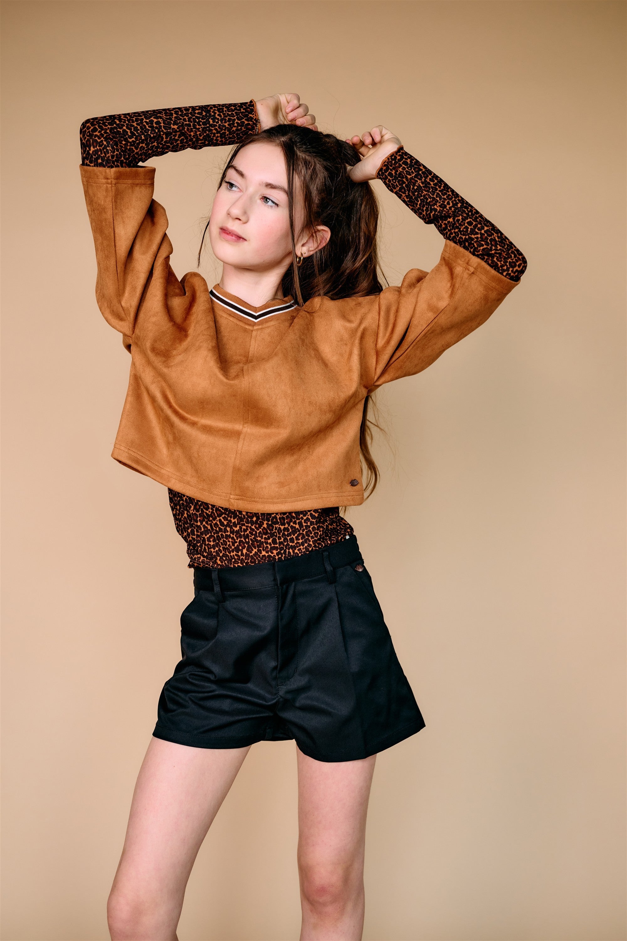 NoBell' Suki Twill Short Zwart