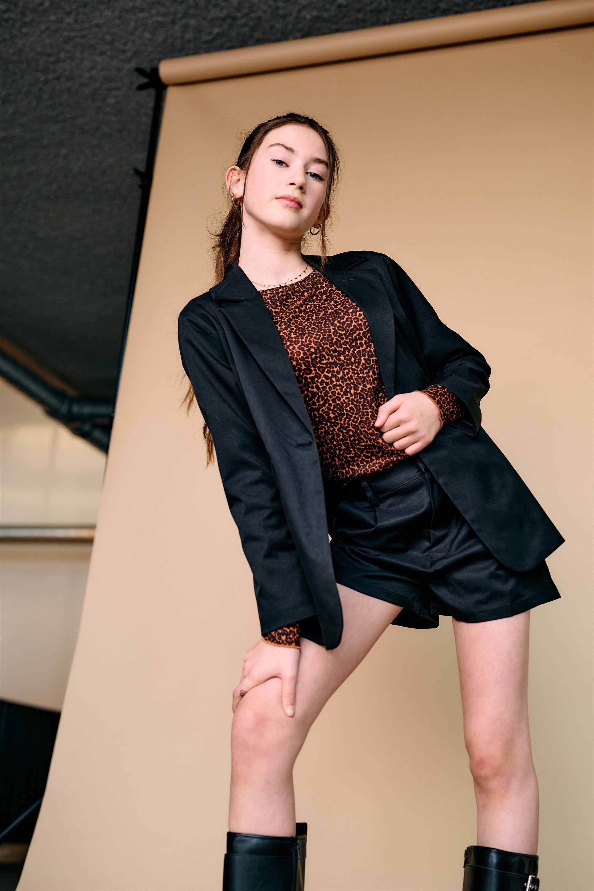 NoBell' Suki Twill Short Zwart