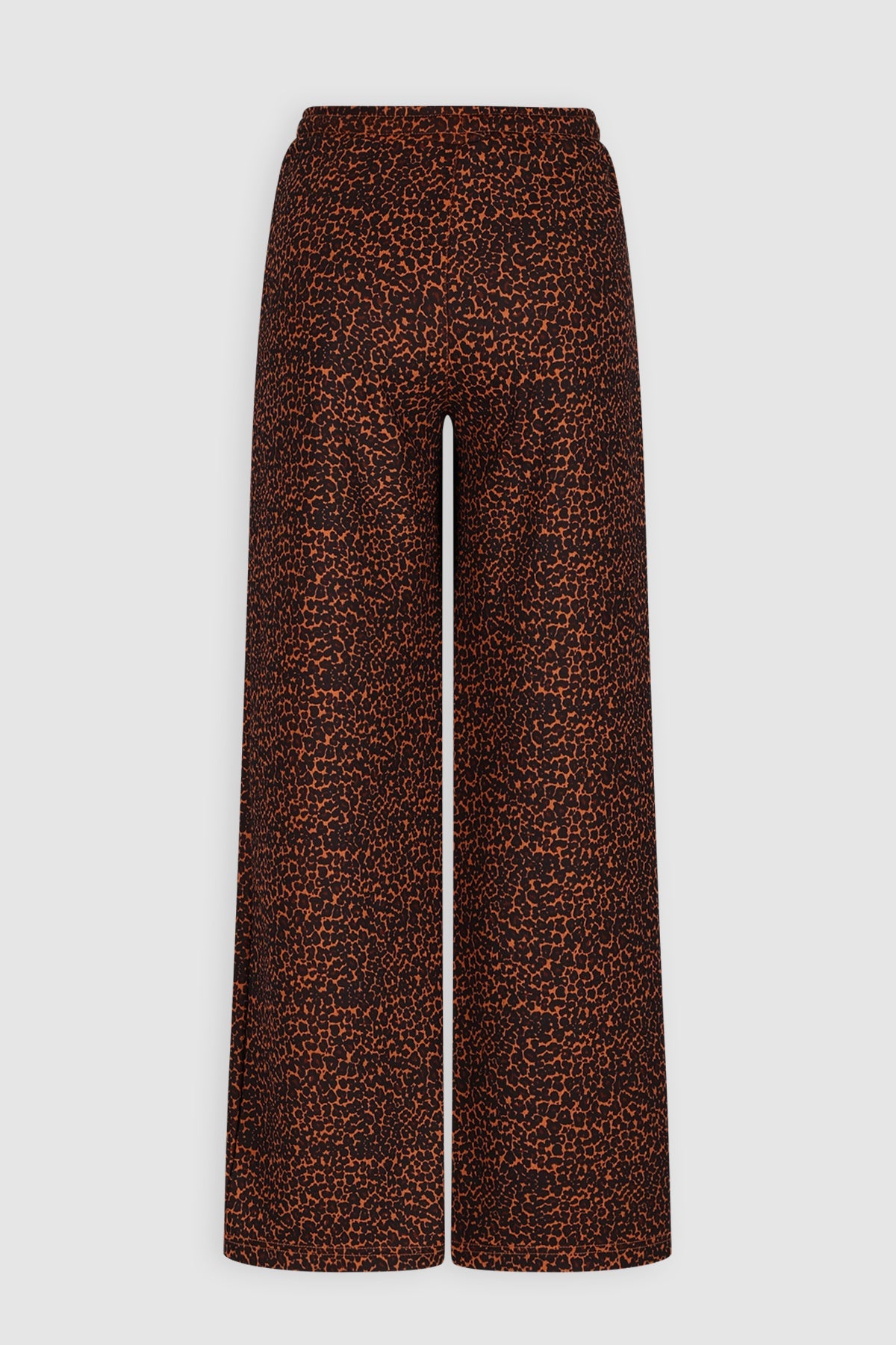 NoBell' Suza Leopard Geprinte Jersey Broek Bruin