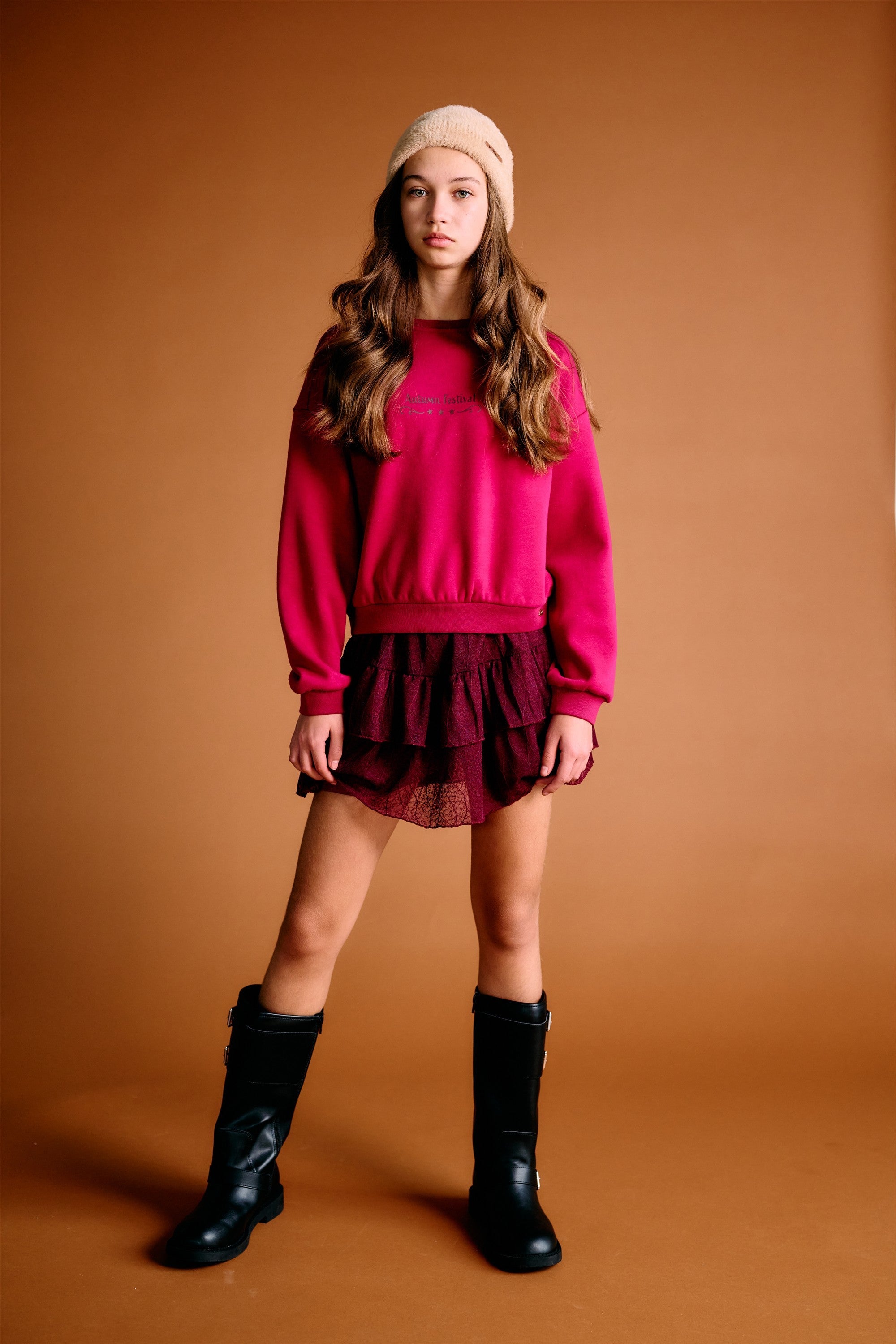 NoBell' Naia Mesh Rok Bordeaux