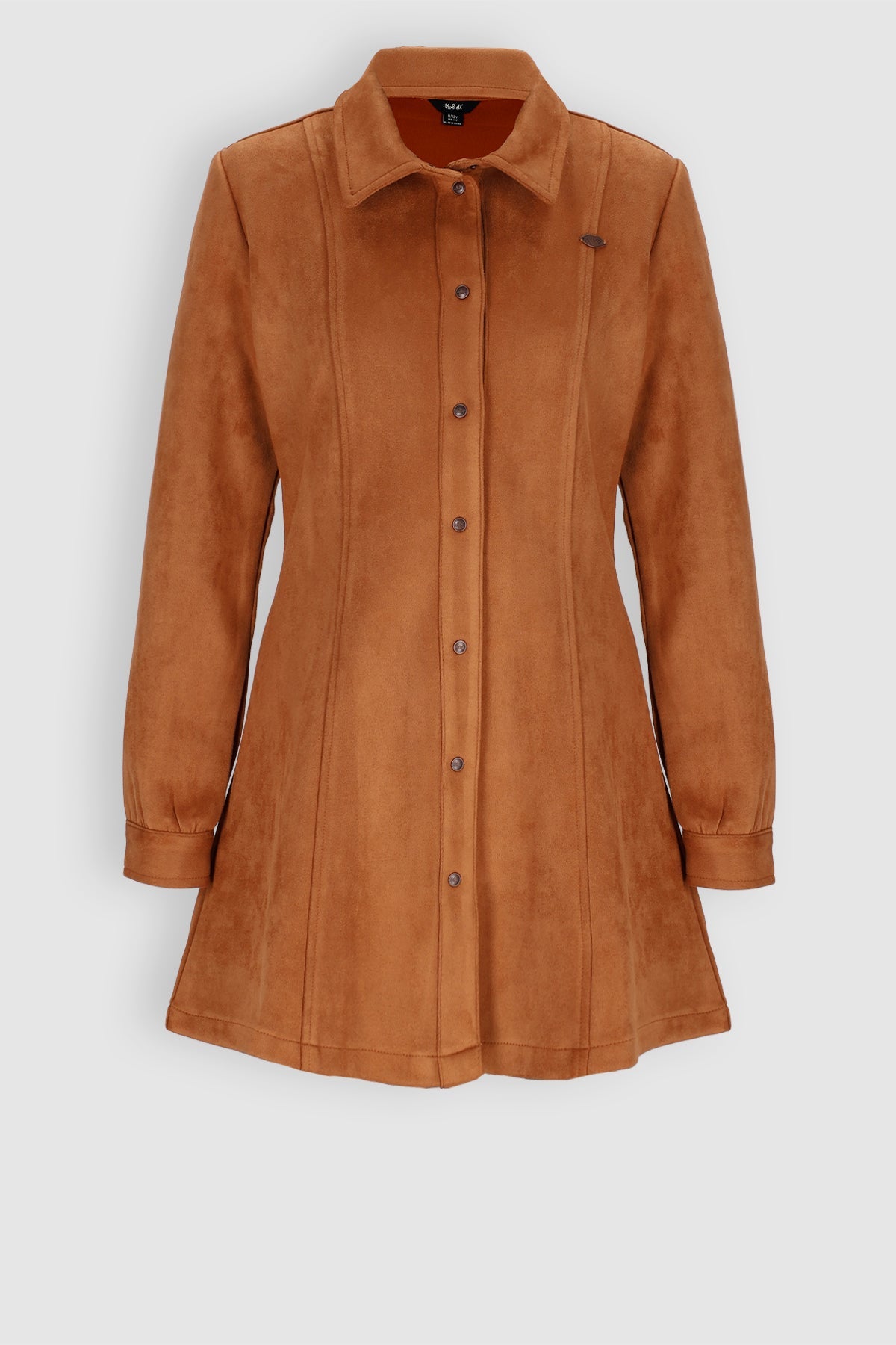 NoBell' Mikky Suedine Skater Jurk Bruin