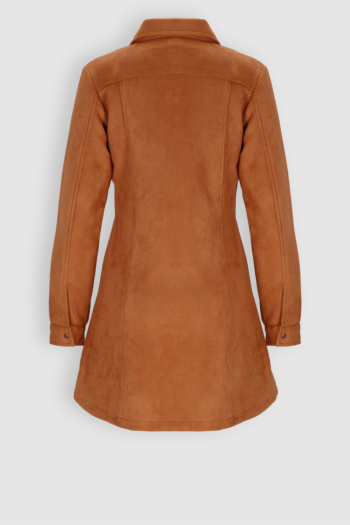 NoBell' Mikky Suedine Skater Jurk Bruin