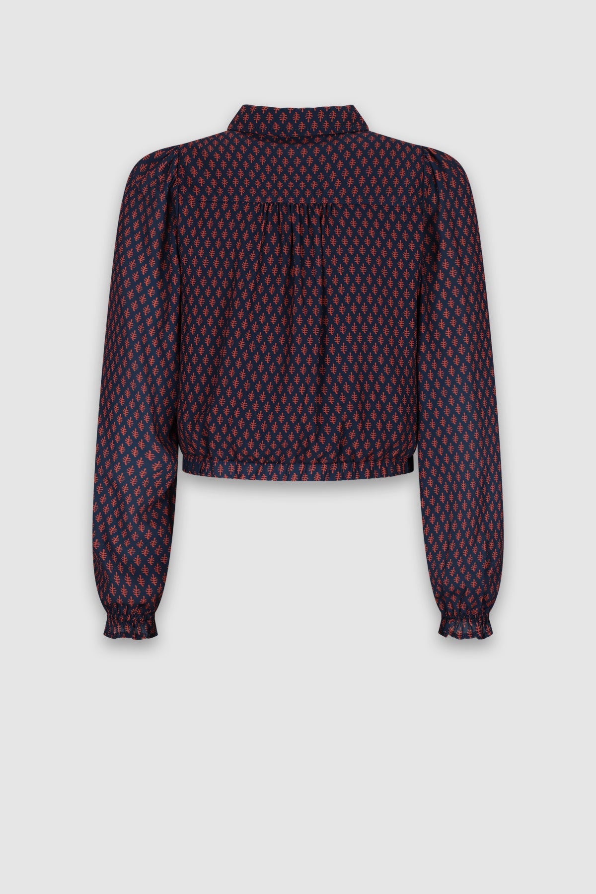 NoBell' Tilly Geprinte Blouse Donkerblauw