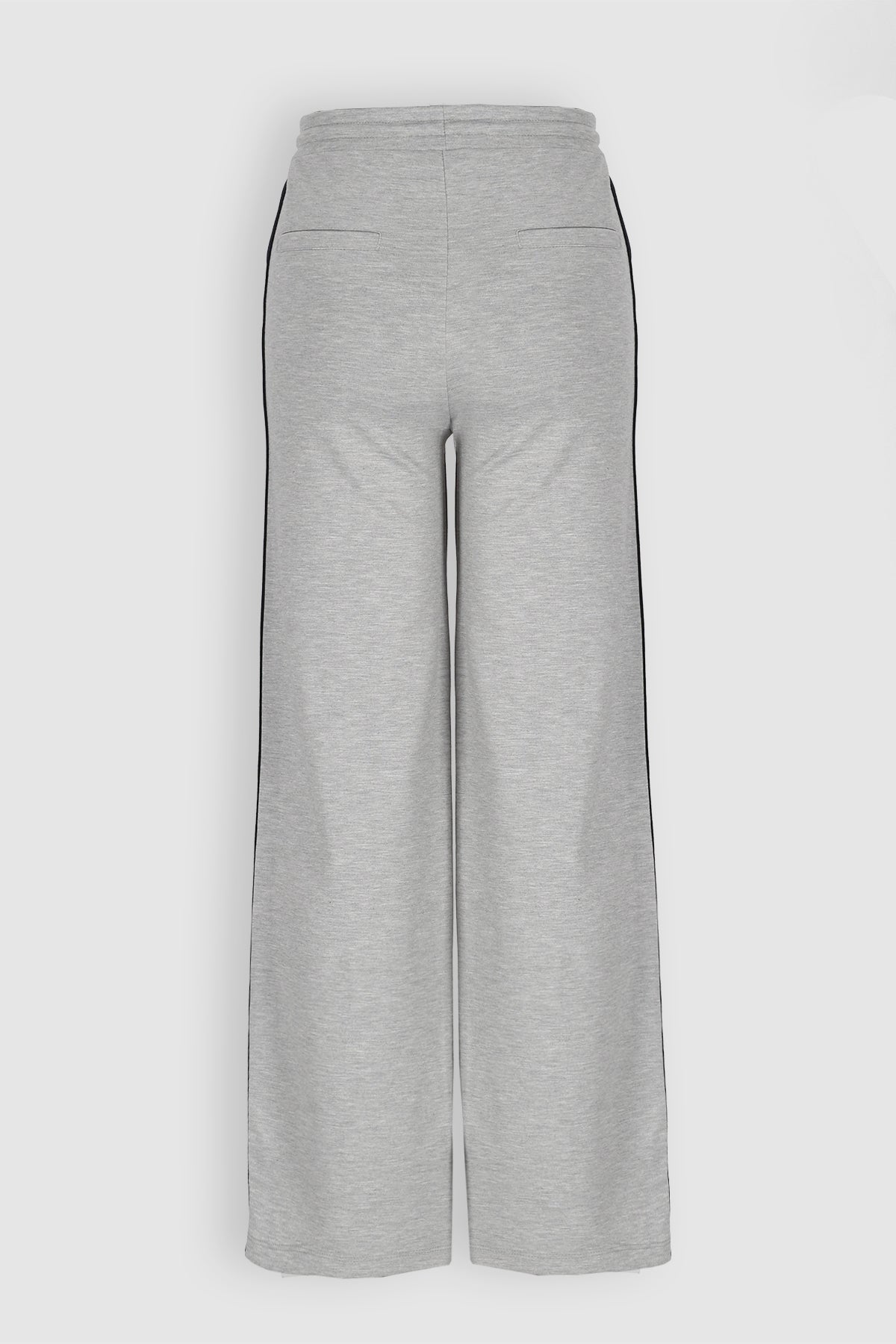NoBell' Sylvie Travellers Interlock Wijde Broek Grijsmelange