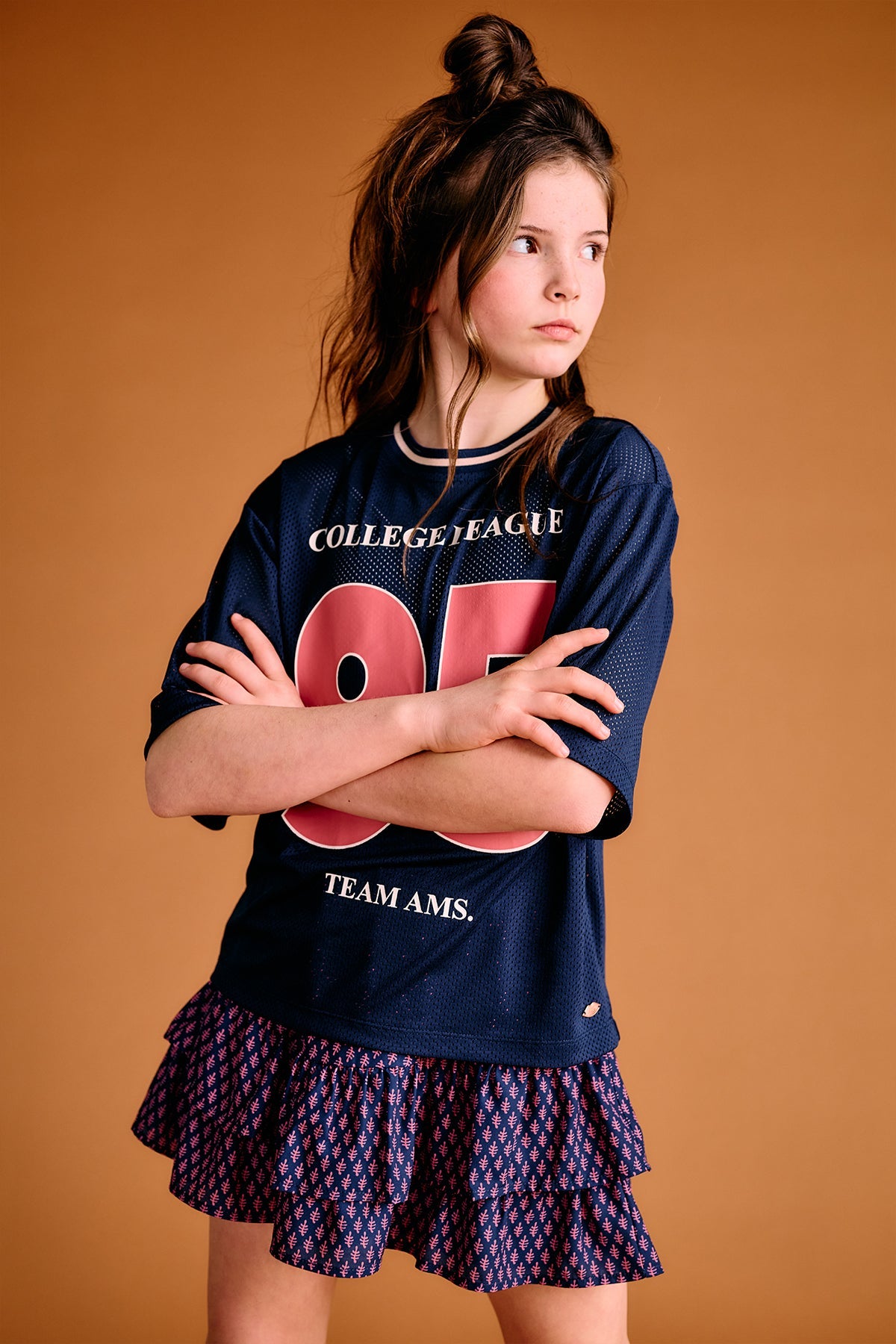 NoBell' Naia Geprinte Rok Donkerblauw