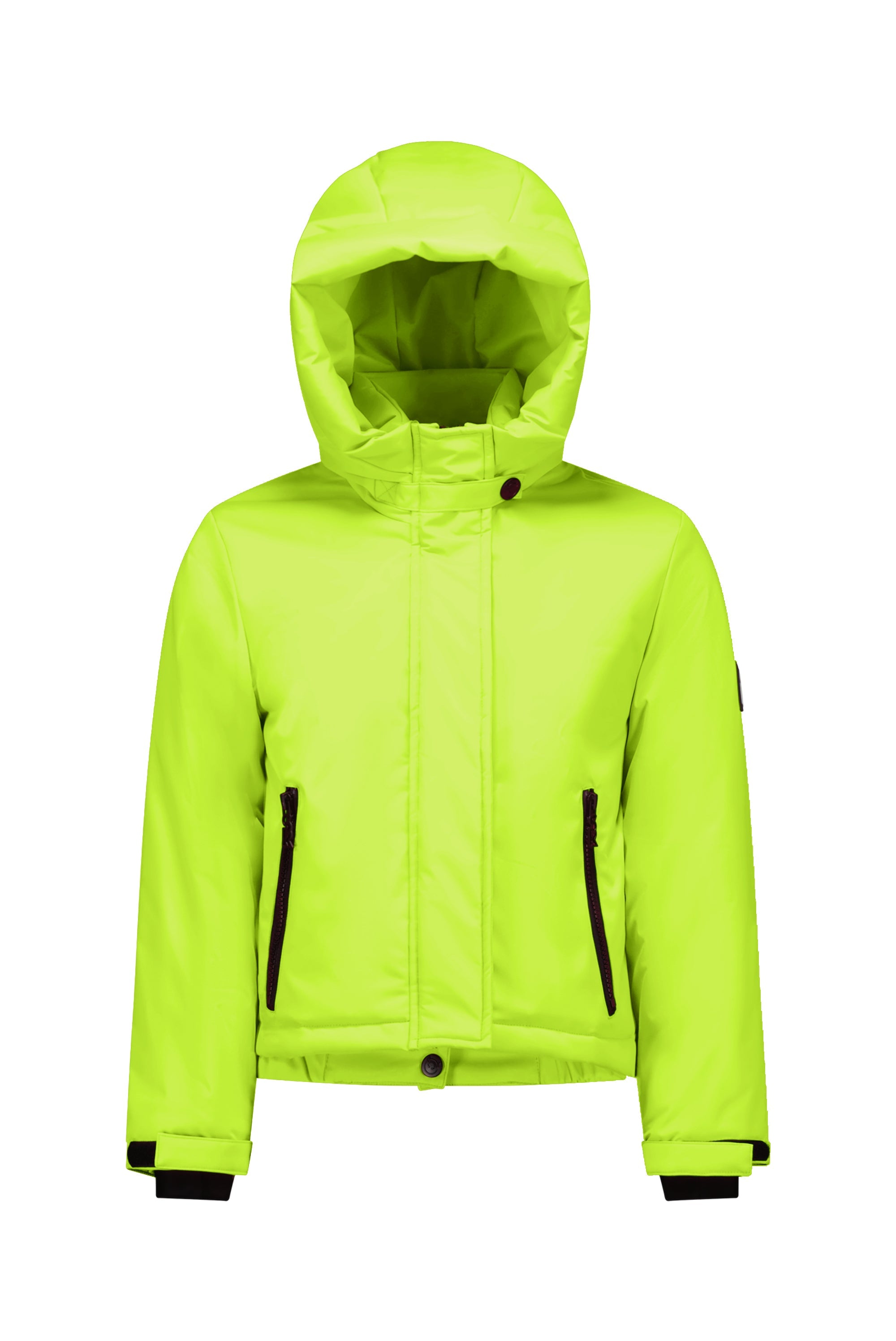SuperRebel Twister Hooded Jacket Neon Yellow