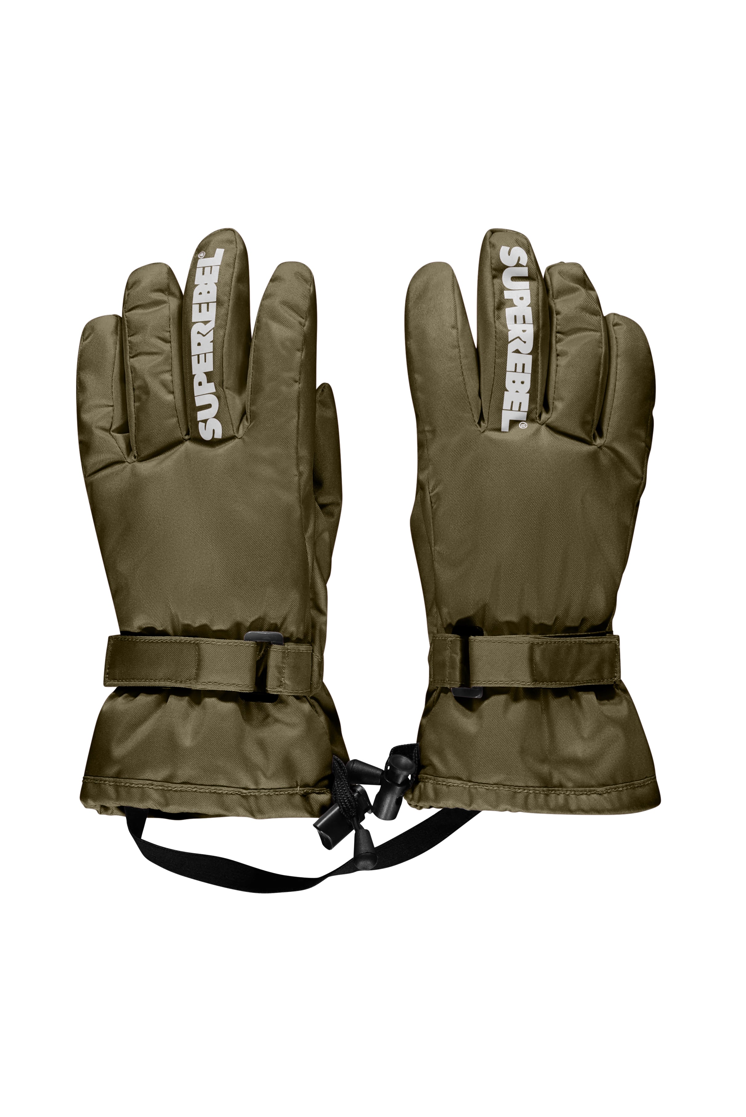 SuperRebel Nutz Ski Glove Army Green