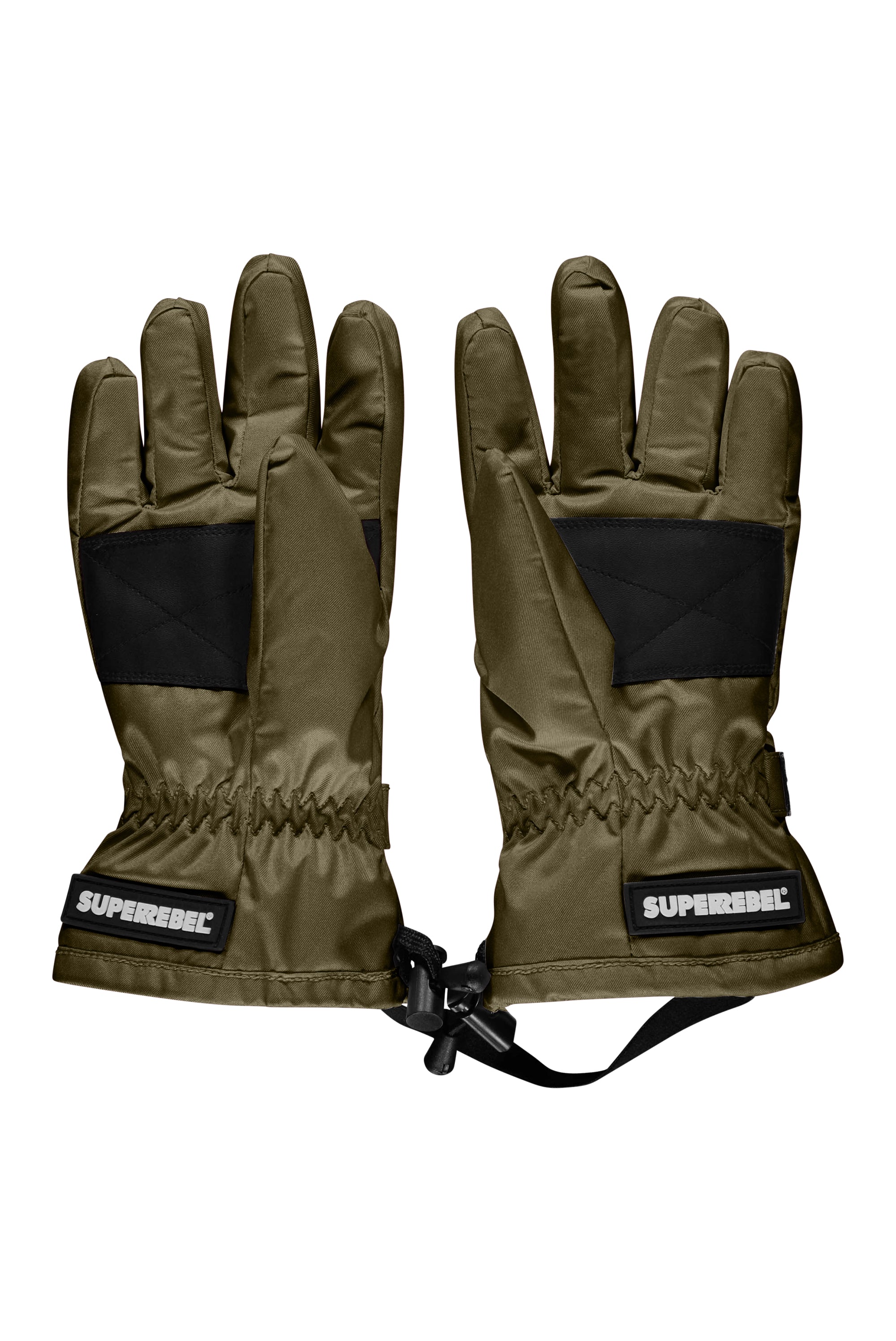 SuperRebel Nutz Ski Glove Army Green