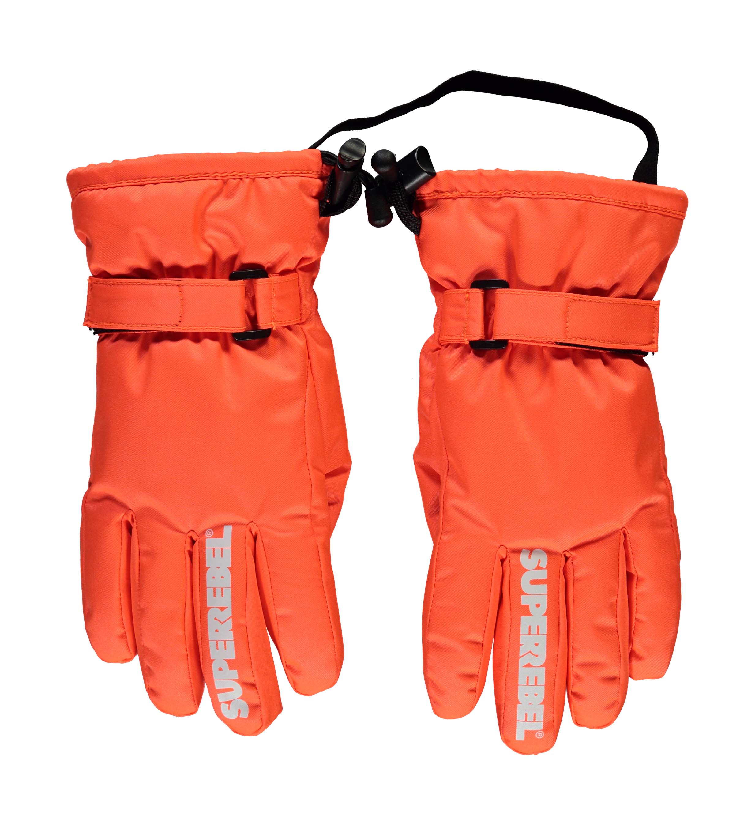 SuperRebel Nutz Ski Glove Neon Orange