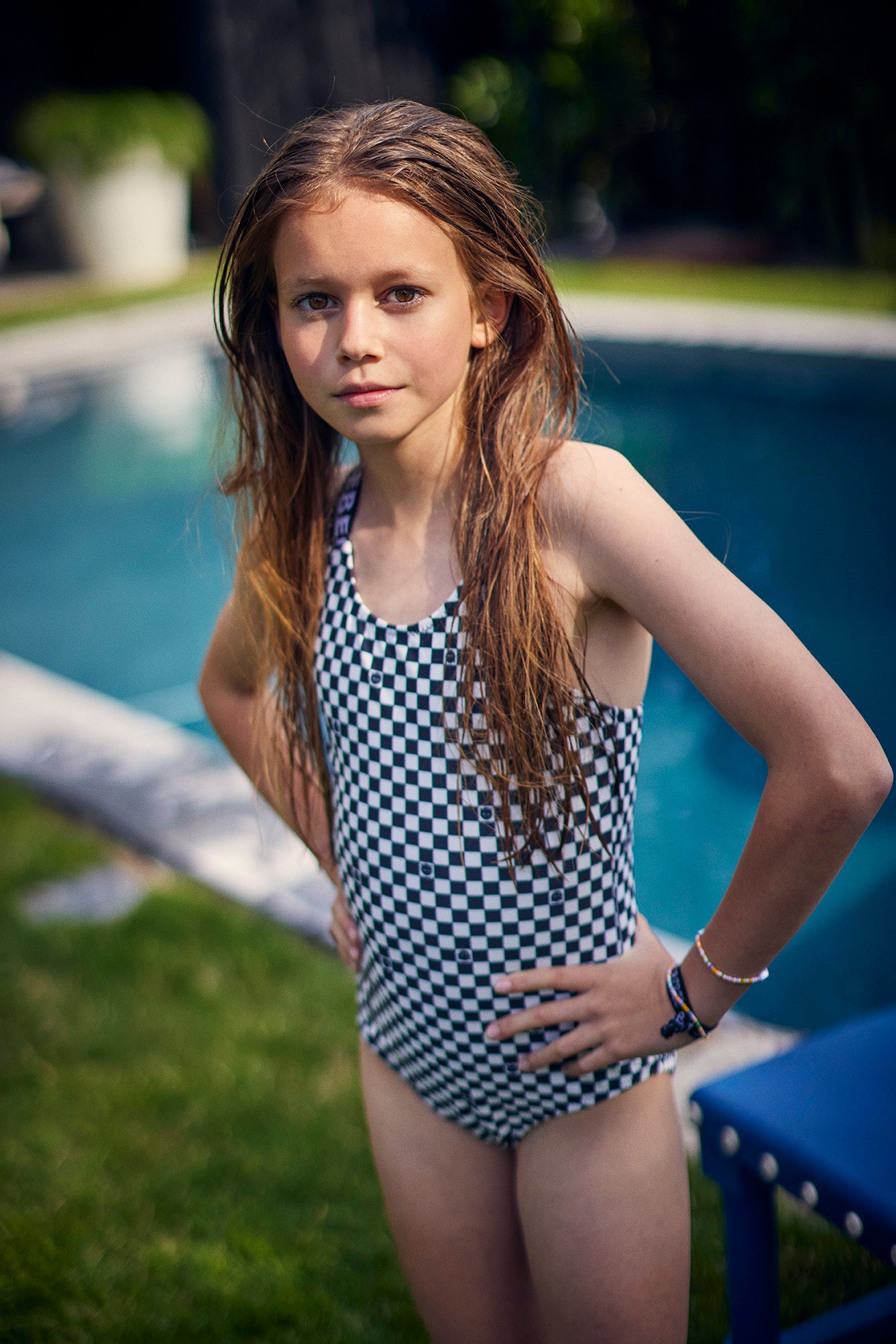 Venice Bathing Suit Block Black