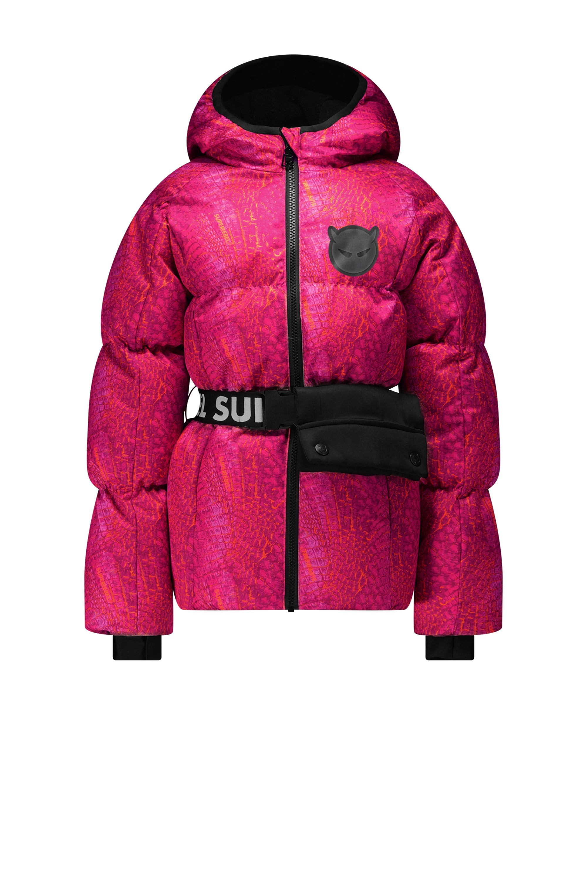 SuperRebel Puff Jacket Croco