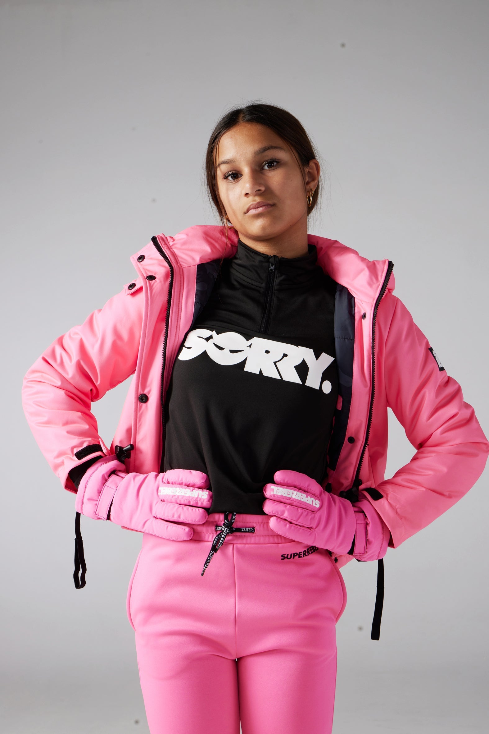 SuperRebel Twister Jacket Pink