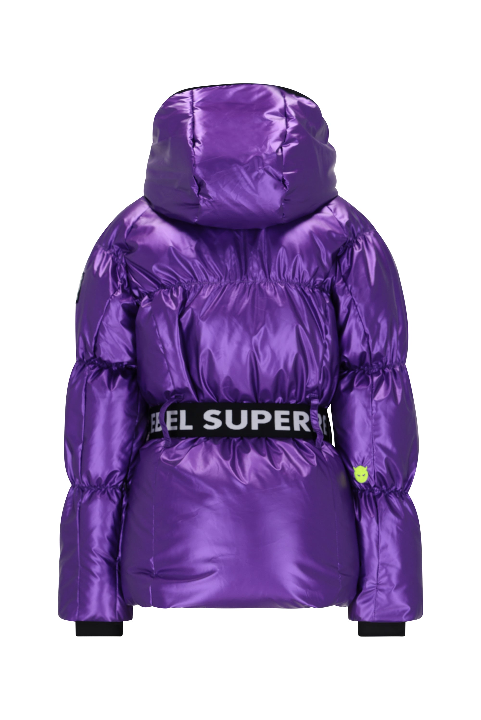 SuperRebel Puff Girls Hooded Winterjacket Purple