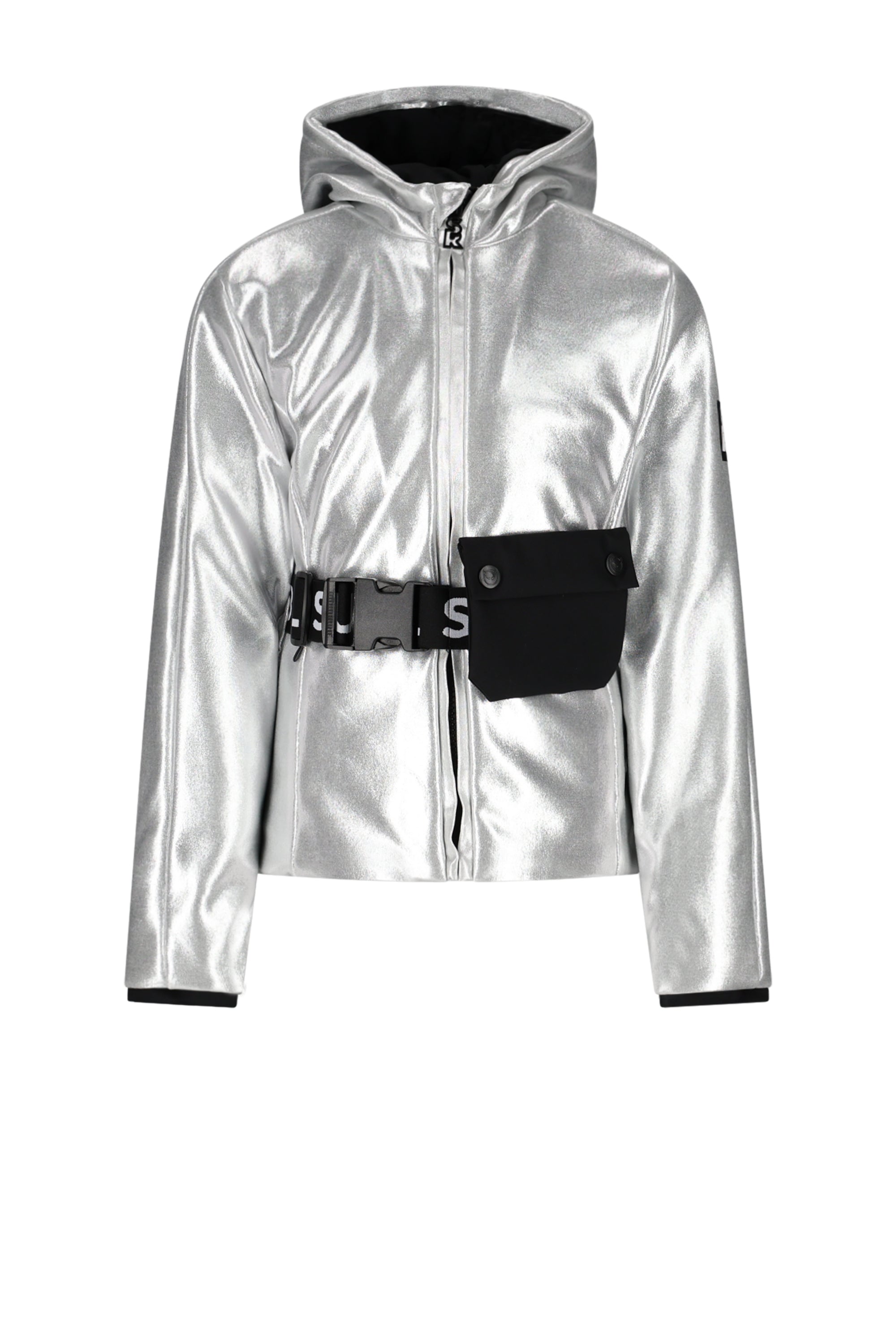 SuperRebel Spumy Girls Outdoor Softshell Jacket Silver