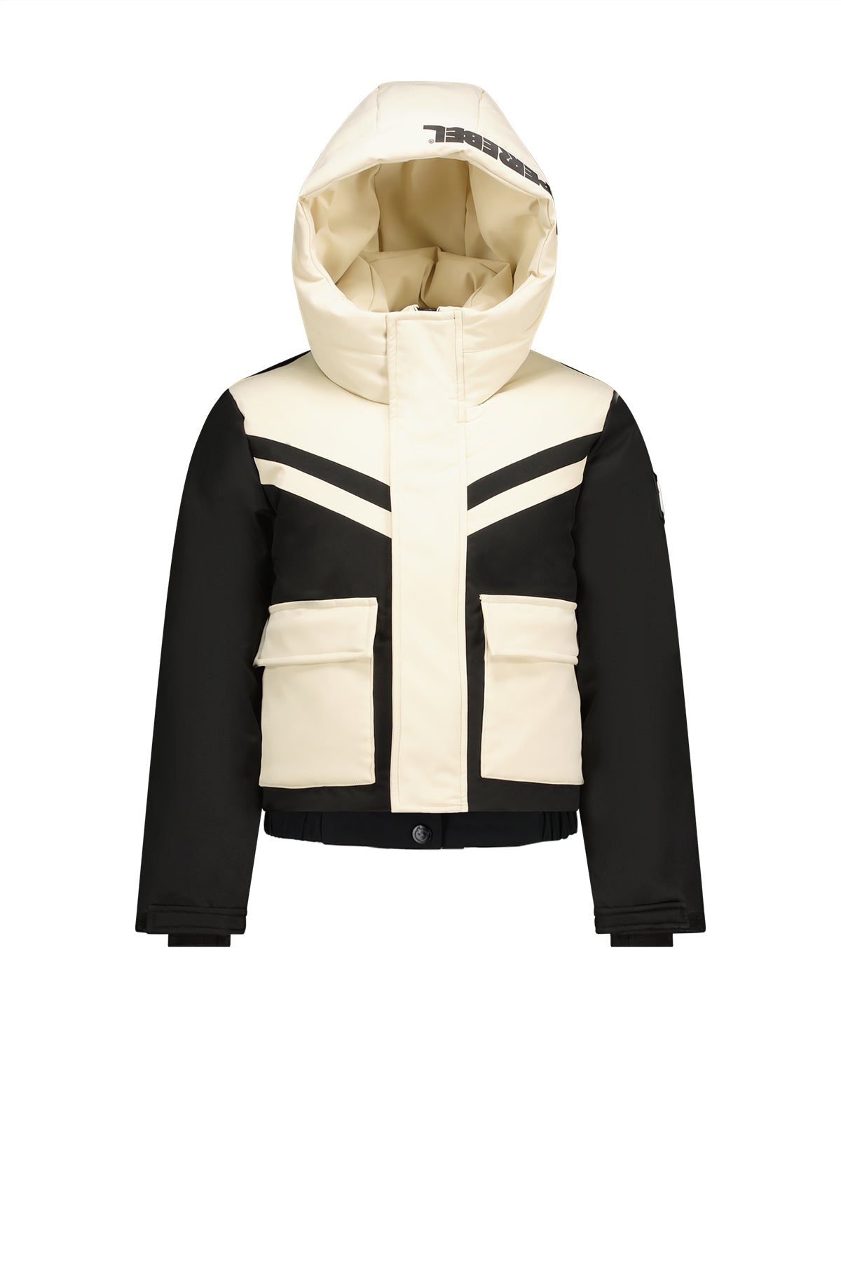 SuperRebel Celi Girls Bomber Winter Jacket Black