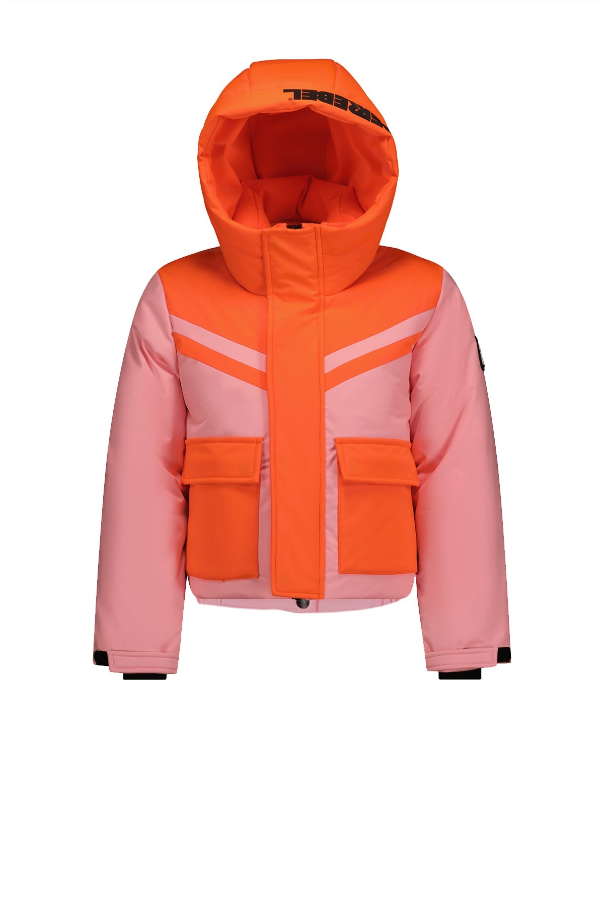 SuperRebel Celi Girls Bomber Winter Jacket Pink