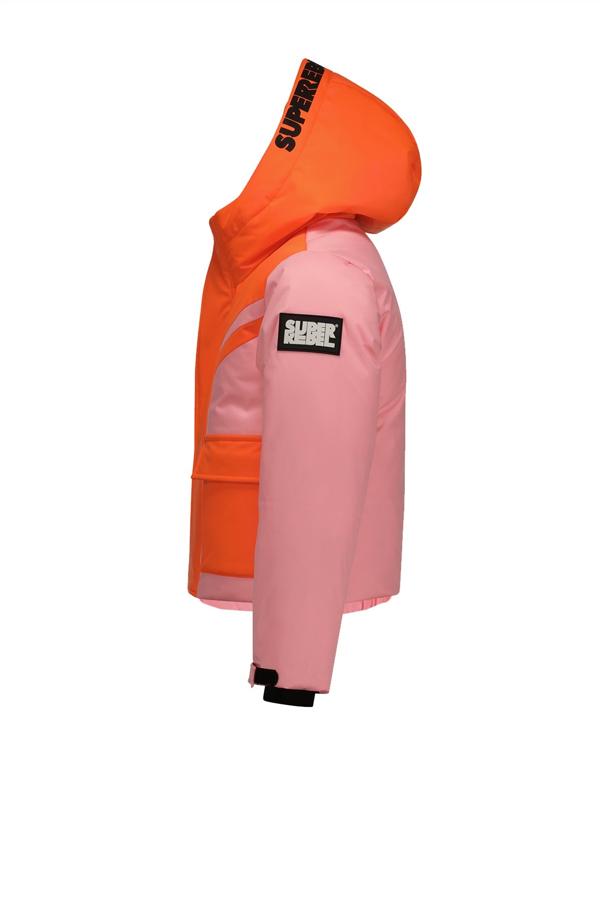 SuperRebel Celi Girls Bomber Winter Jacket Pink