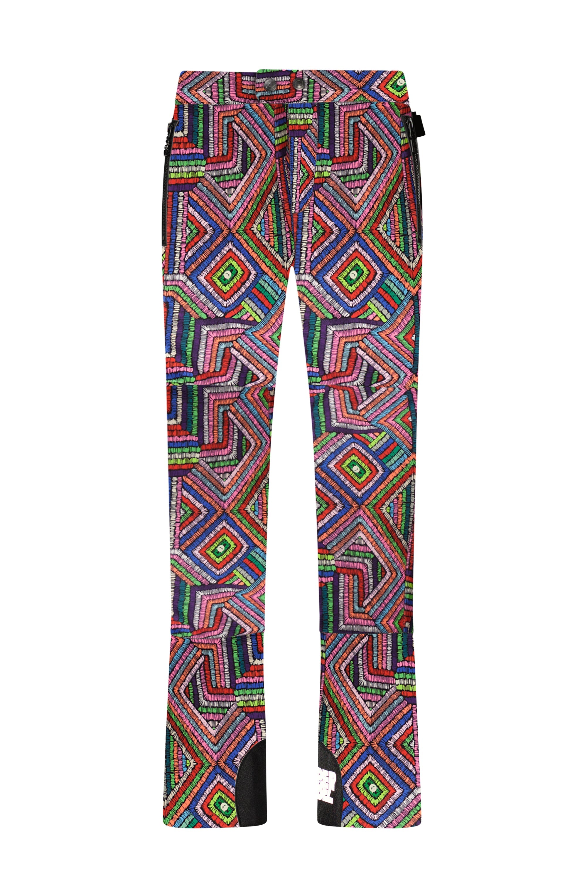 SuperRebel Speak Ski Trouser Purple Aop