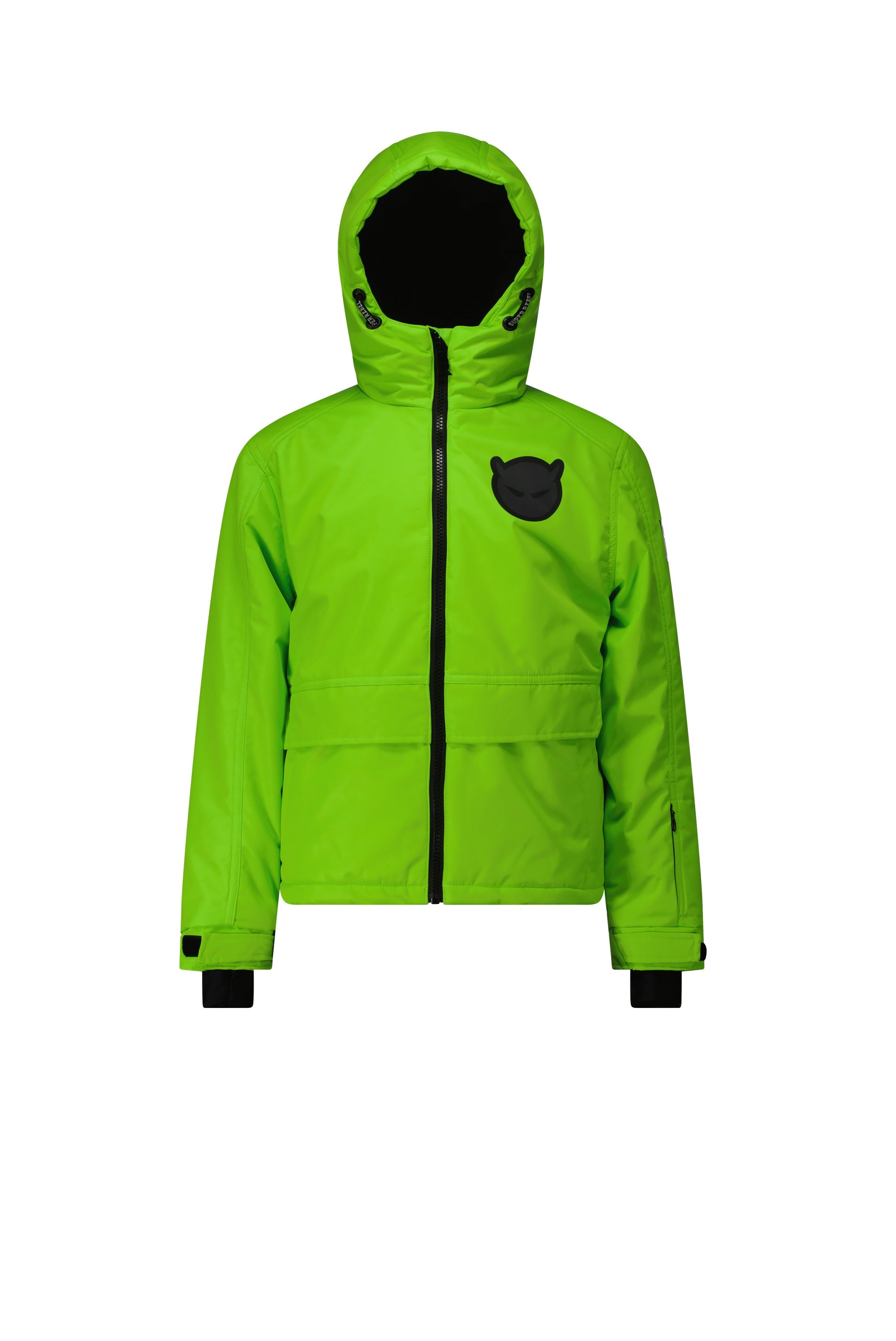 SuperRebel Space Ski Twill Jacket Fluo Green
