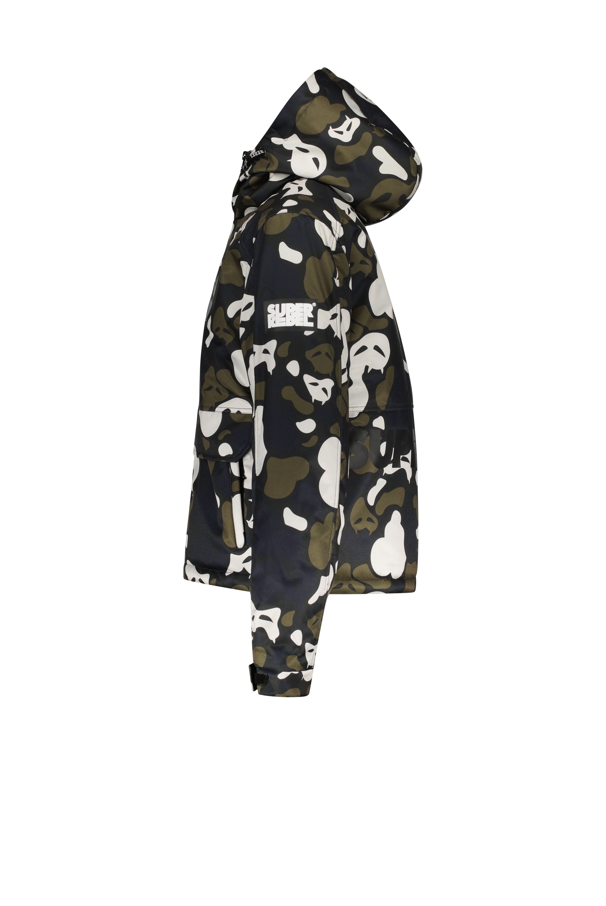 SPACE Ski Twill Jassen Black AOP