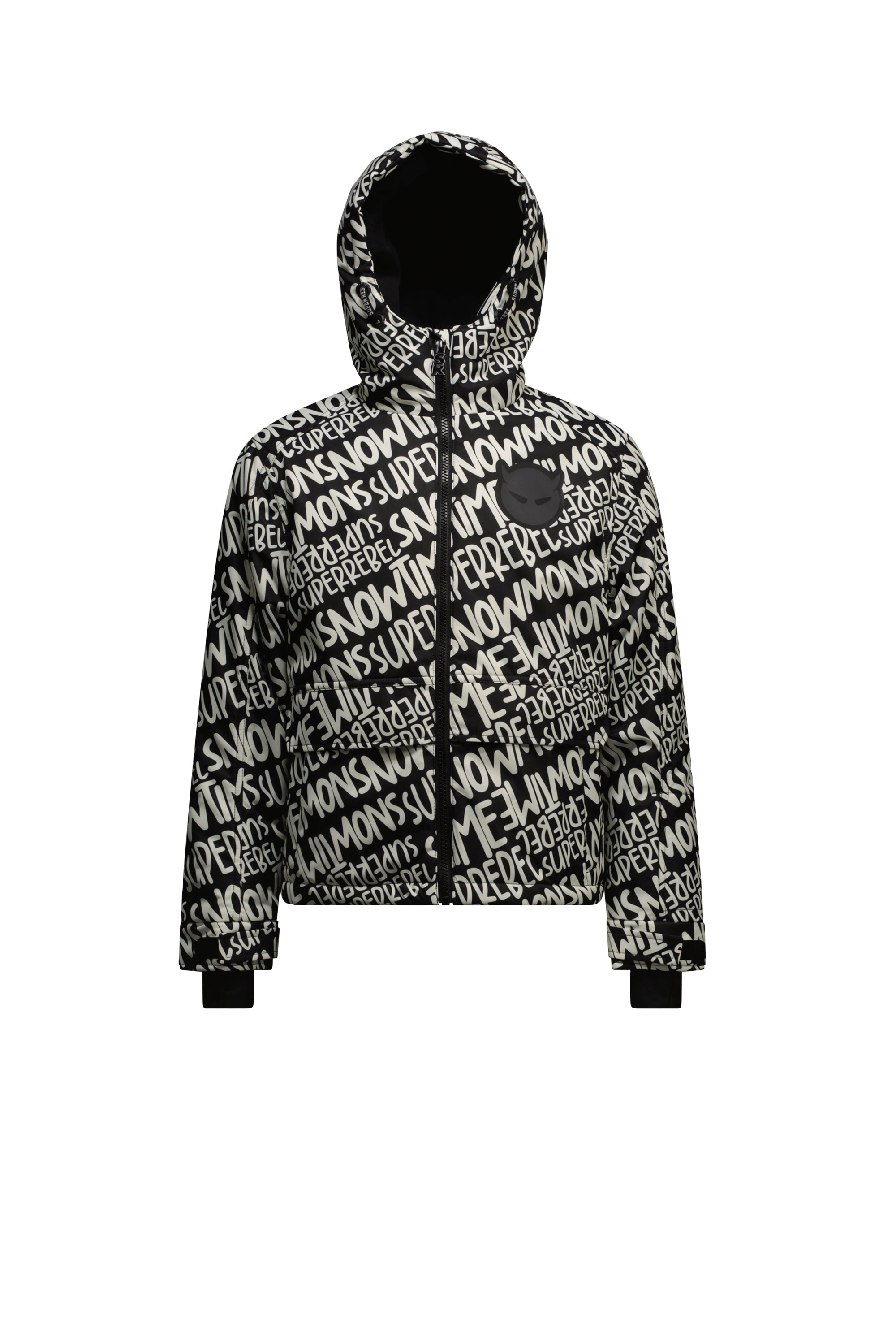 SPACE Ski Twill Jassen Black AO Snowtime