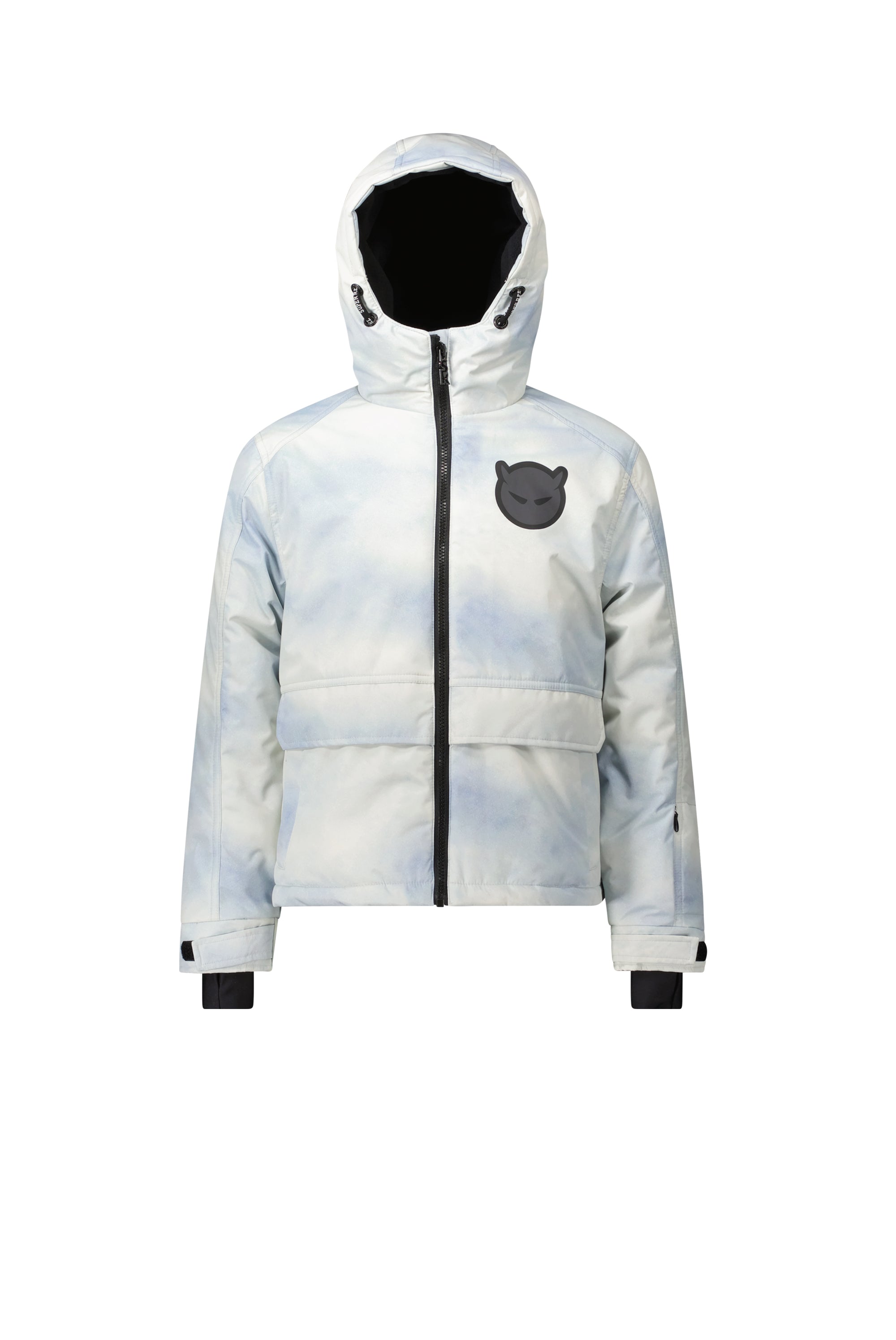 SuperRebel Space Ski Twill Jacket Blue Aop