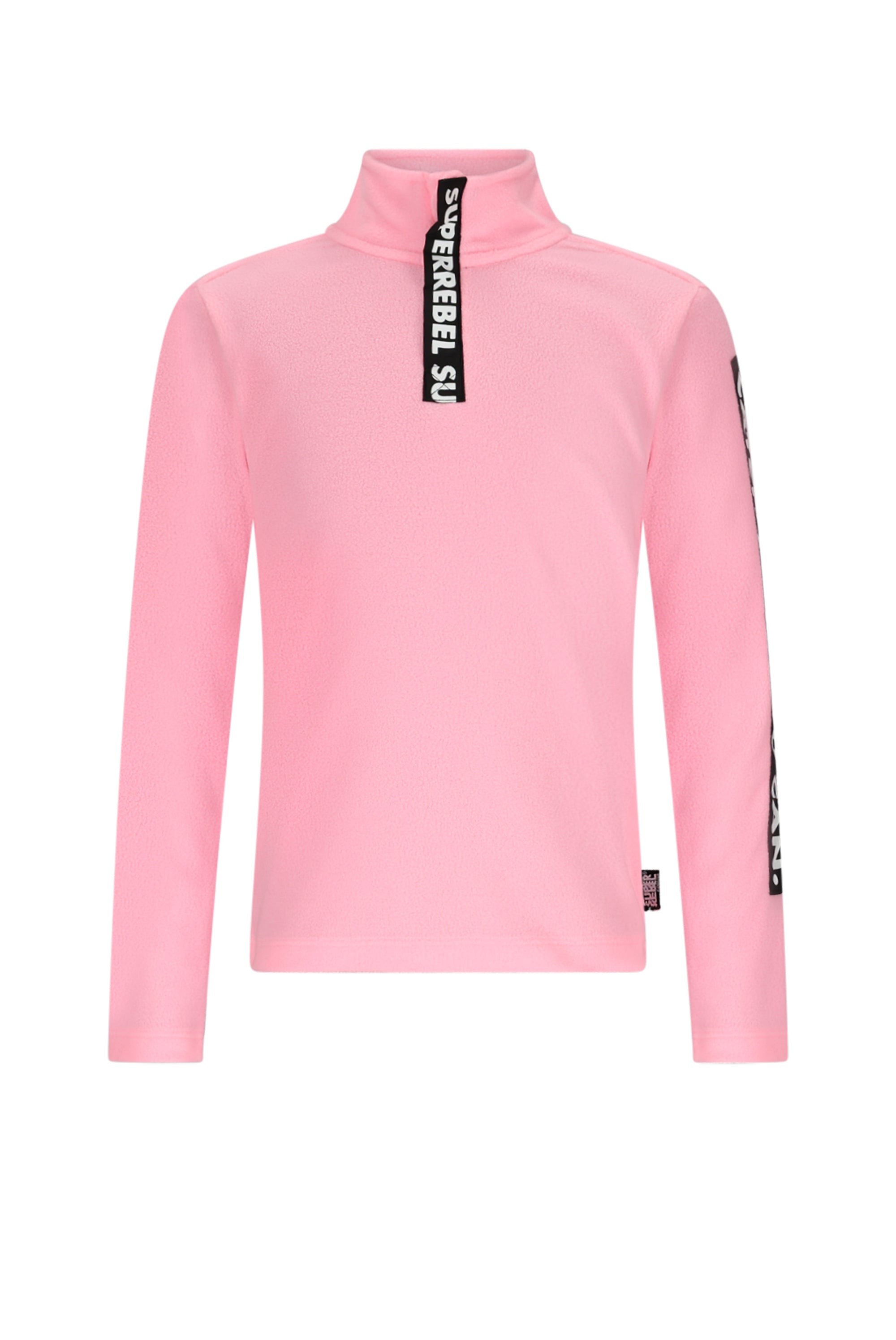 SuperRebel Base Fleece Ski Sport Pully Pink
