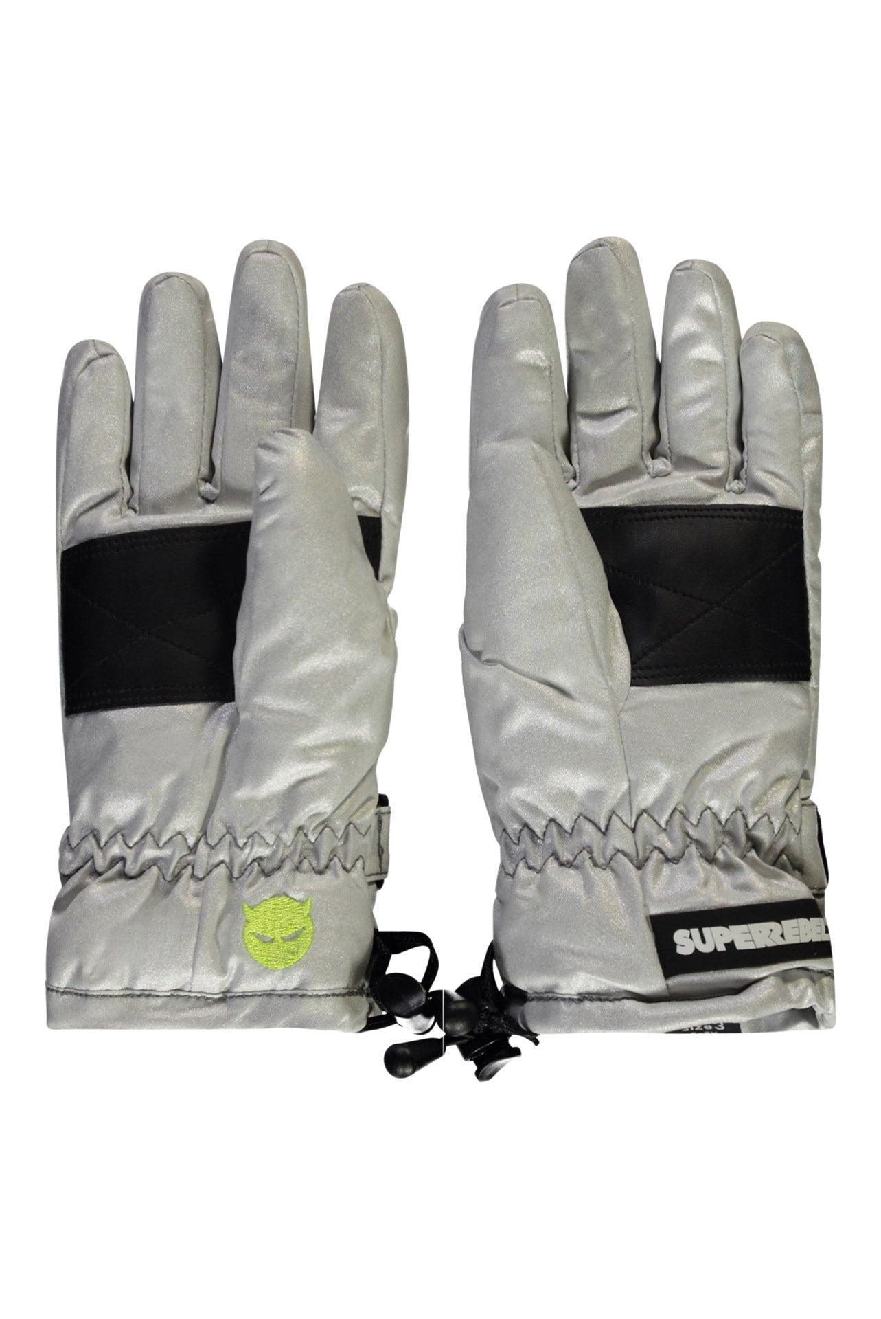 SuperRebel Nutz Ski Glove Silver
