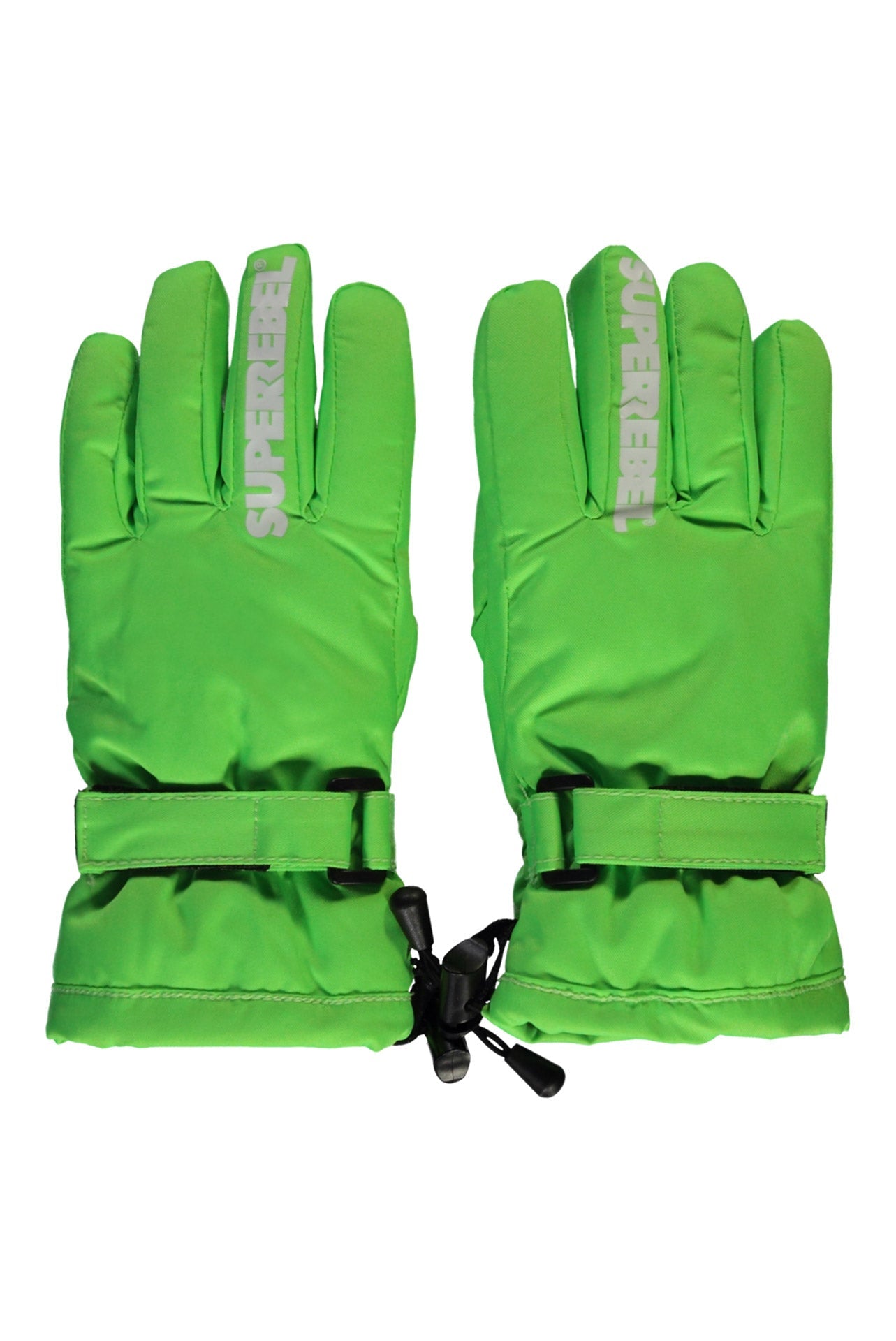 SuperRebel Nutz Ski Glove Fluo Green
