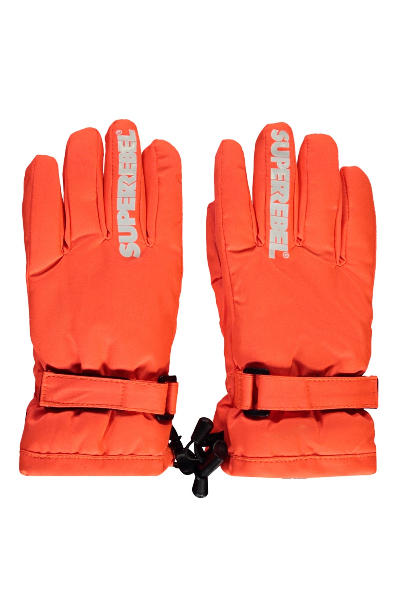SuperRebel Nutz Ski Glove Neon Orange New