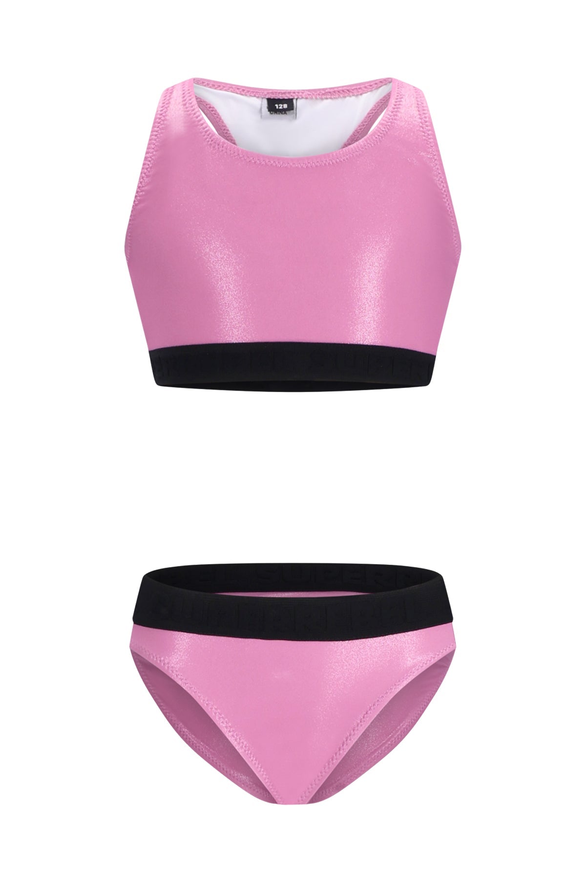 Carmel Tanktop Bikini Metallic Pink