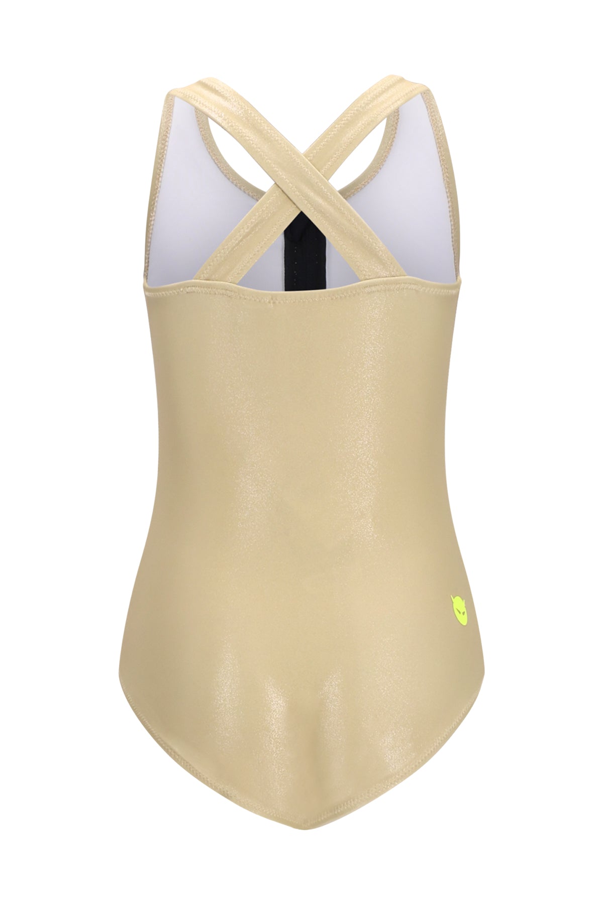 Paradise Bathingsuit with SuperRebel placket Metallic Gold