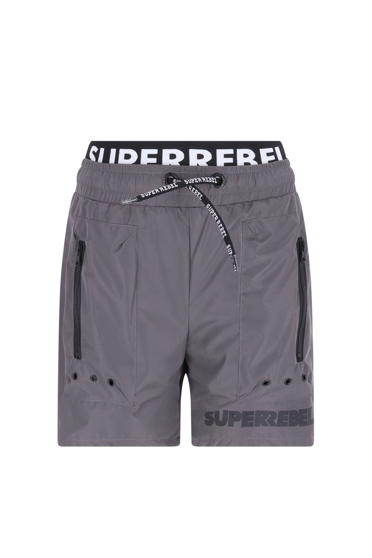 Vulcano Swimhort With Pockets and zippers Dark Grey