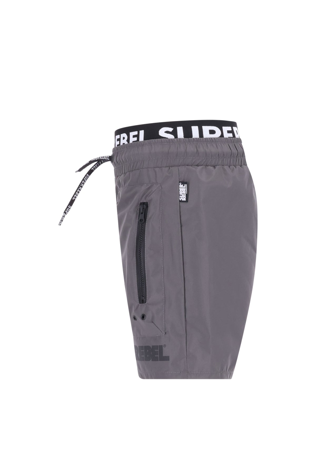 Vulcano Swimhort With Pockets and zippers Dark Grey