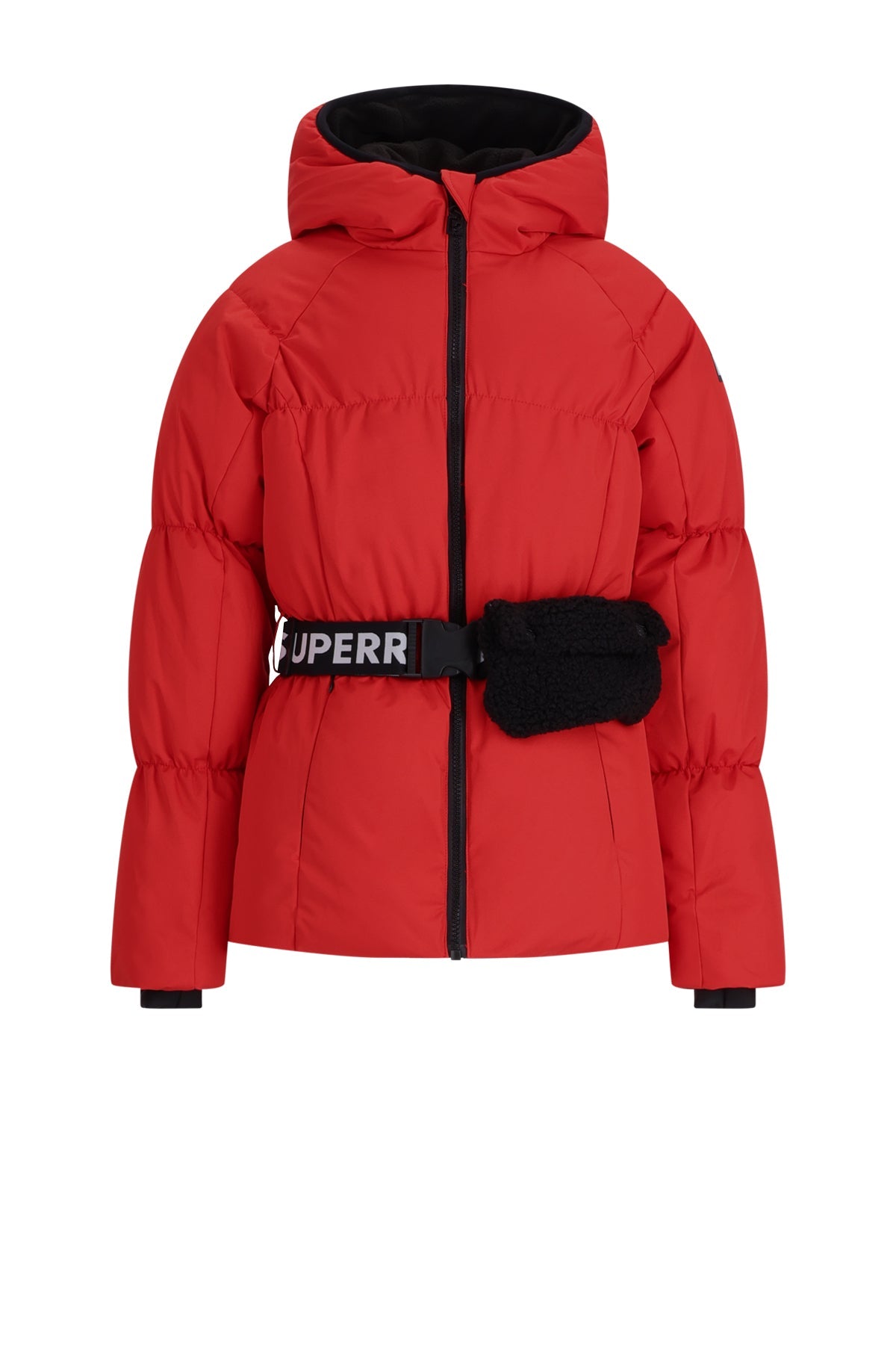PUFF Hooded Ski Jacket Red