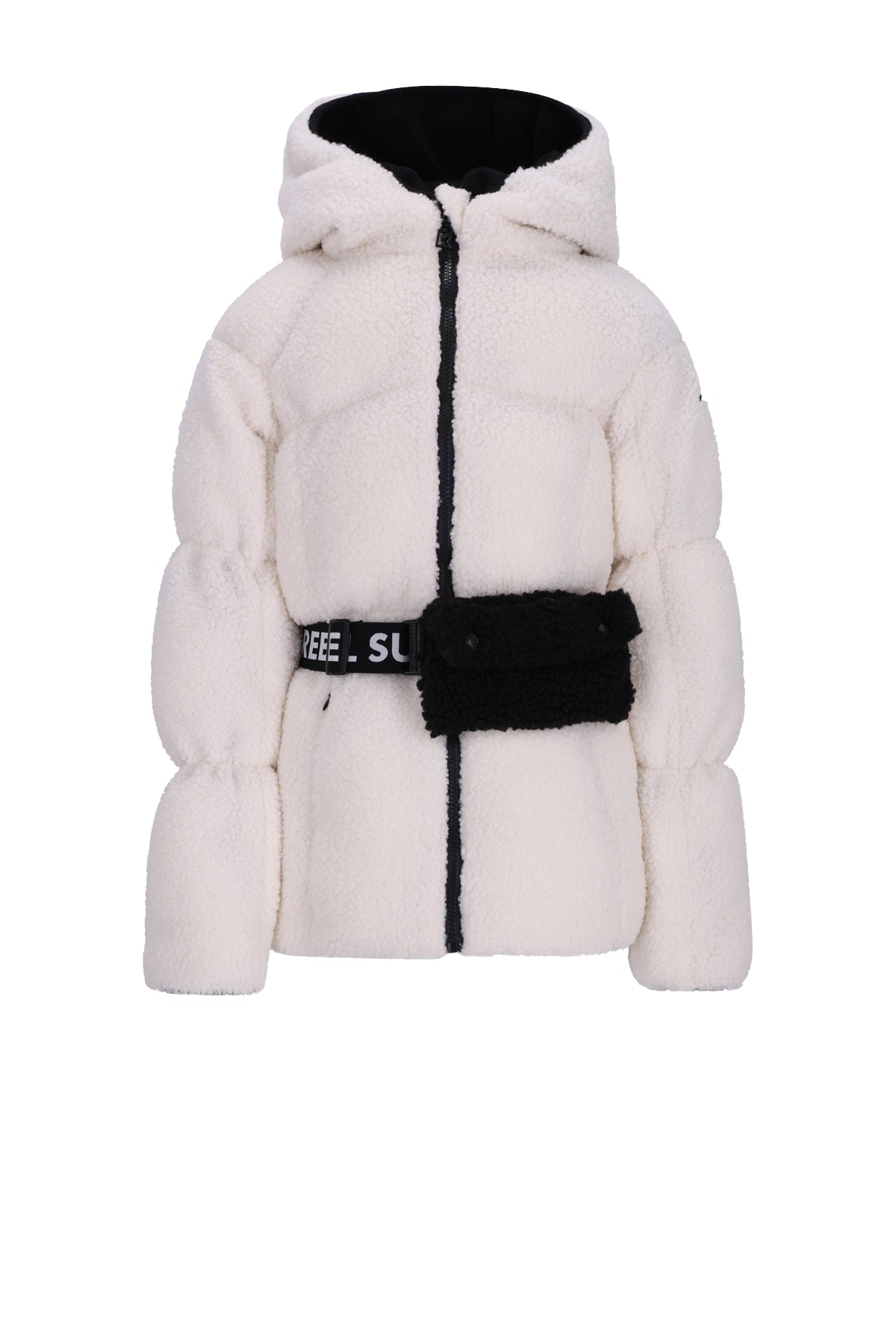 PUFF Hooded Ski Jacket Offwhite