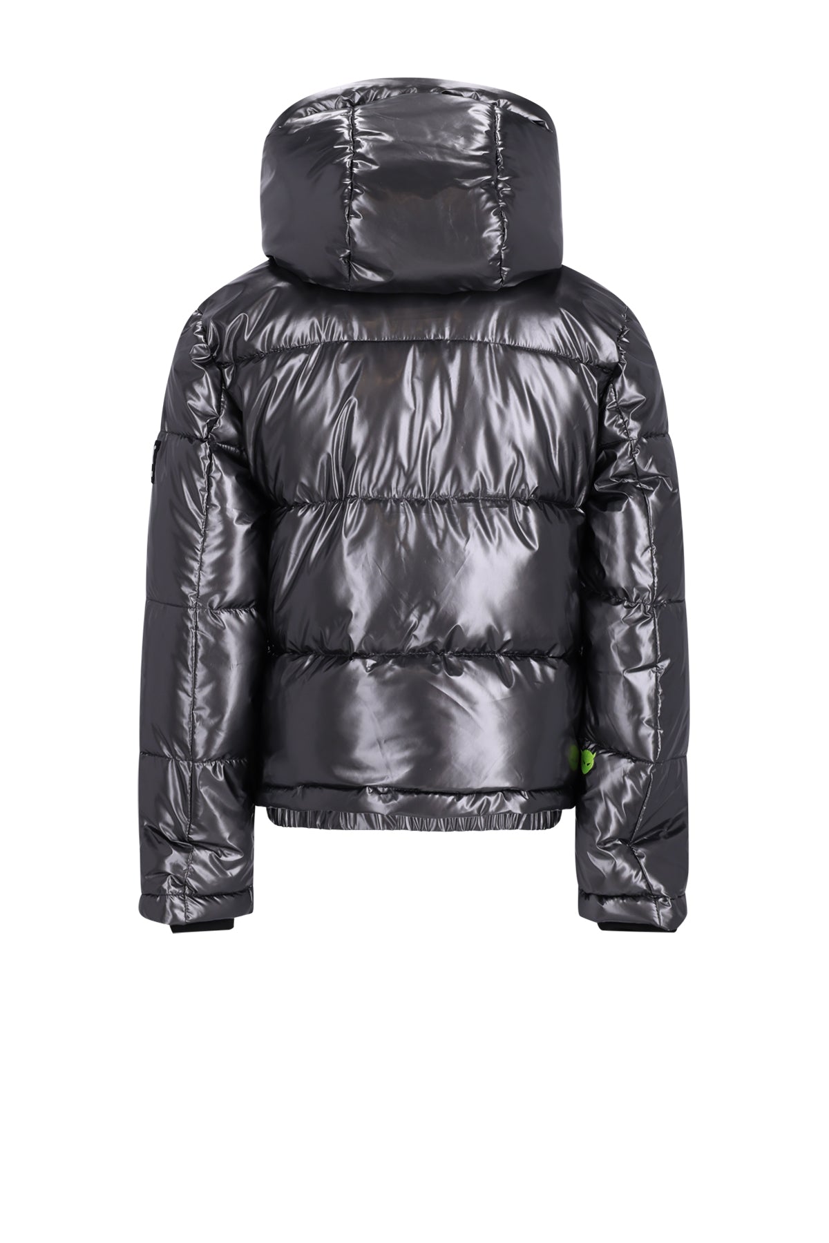 SPICY Metallic Hooded Ski Jacket DarkGrey