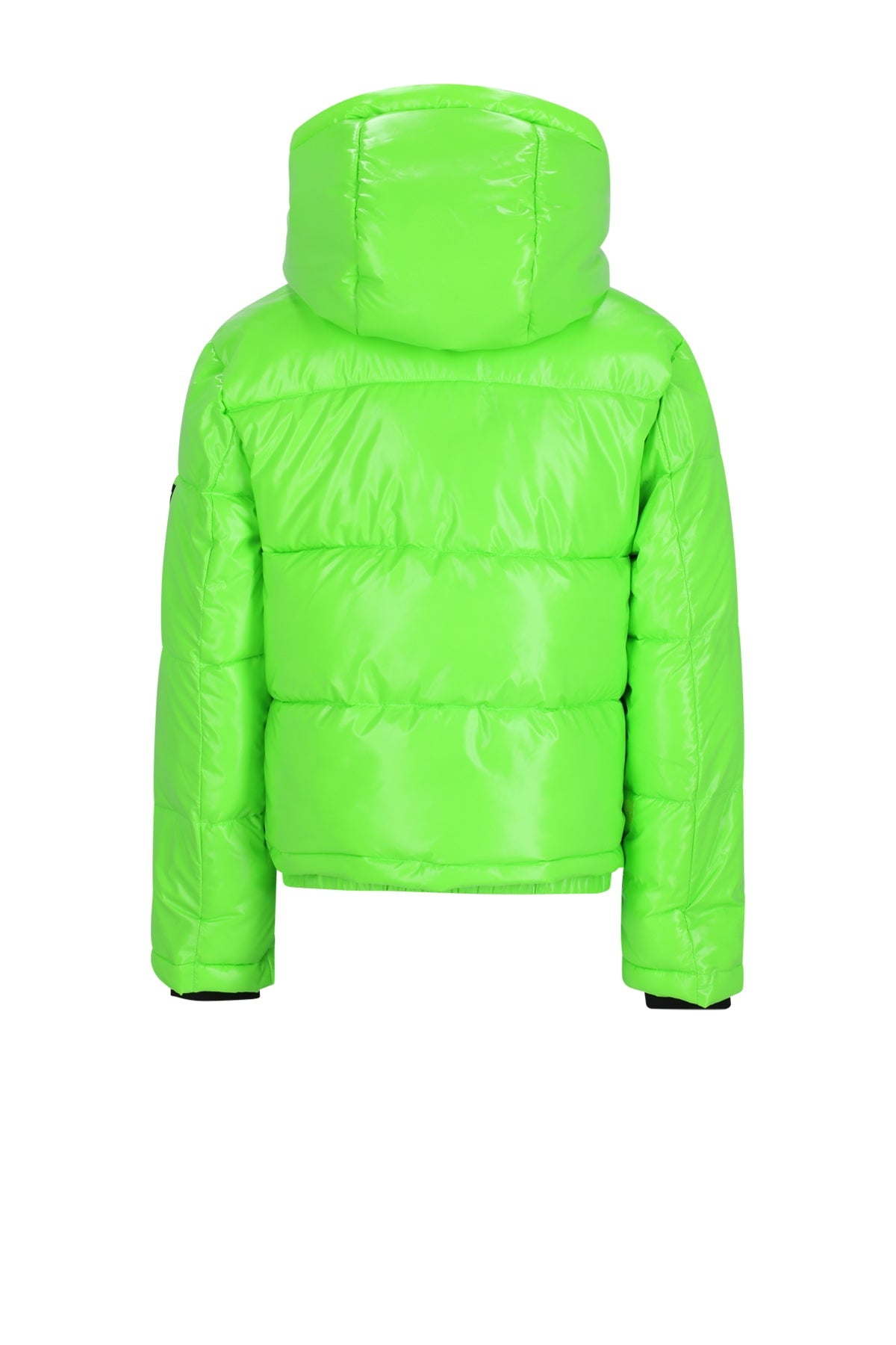 SPICY Metallic Hooded Ski Jacket Fluogreen