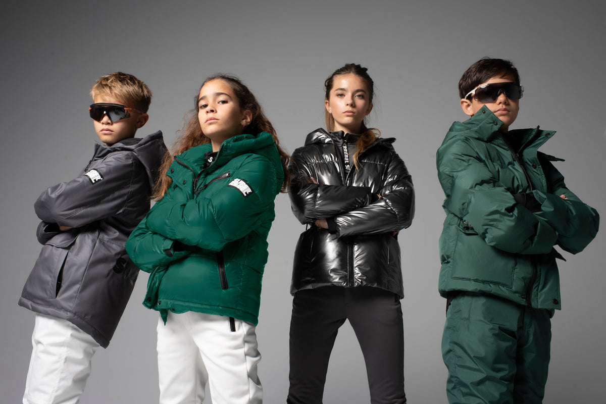 SPICY Hooded Ski Jacket Green