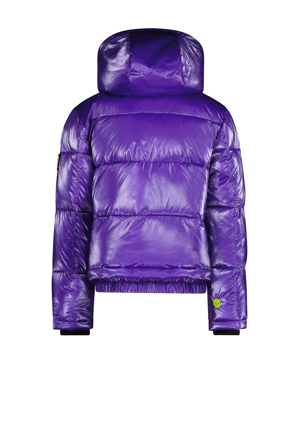 SPICY Metallic Hooded Ski Jacket Purple