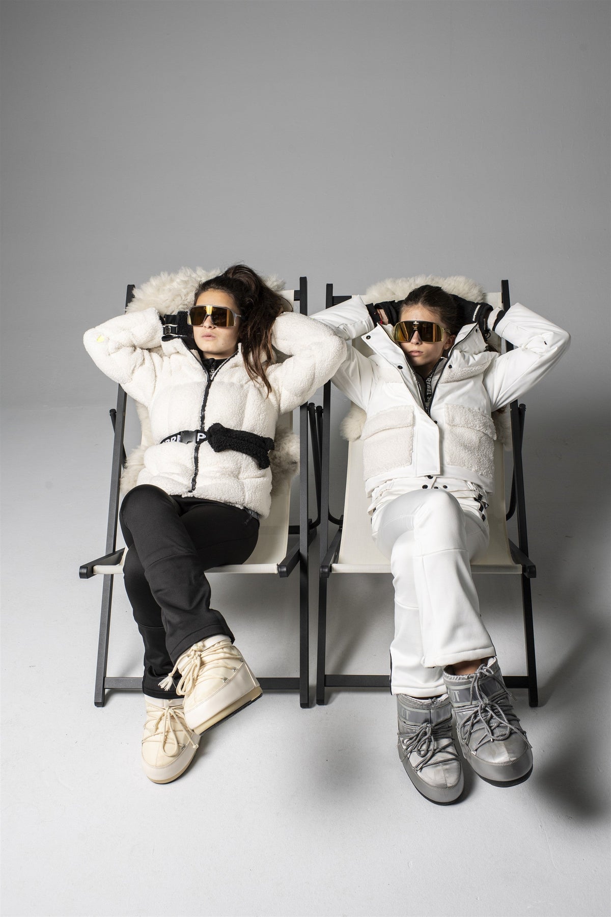 CELI Colorblock Ski Jacket Offwhite