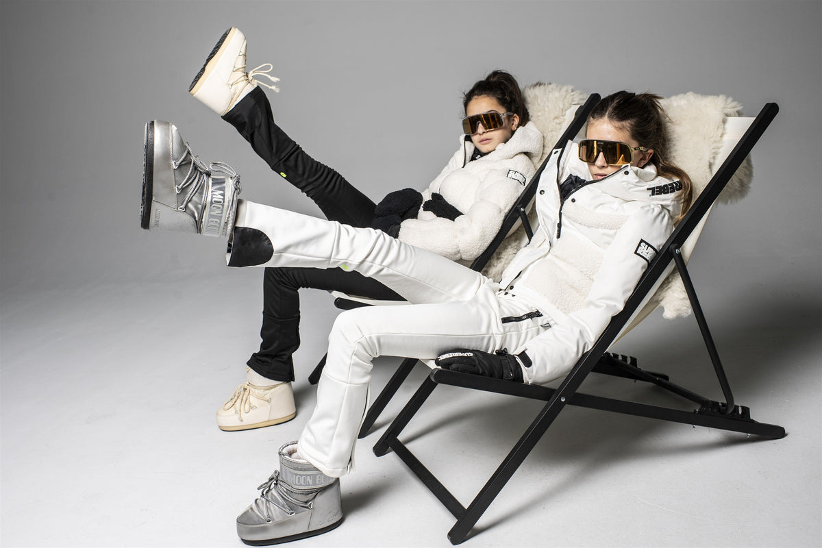 CELI Colorblock Ski Jacket Offwhite
