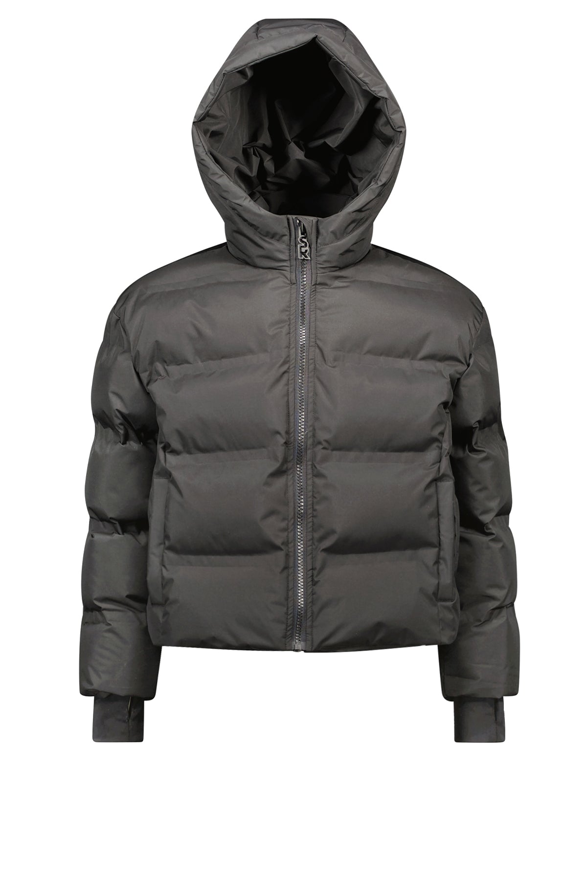 BELLA Oversized Hooded Ski Jacket Black