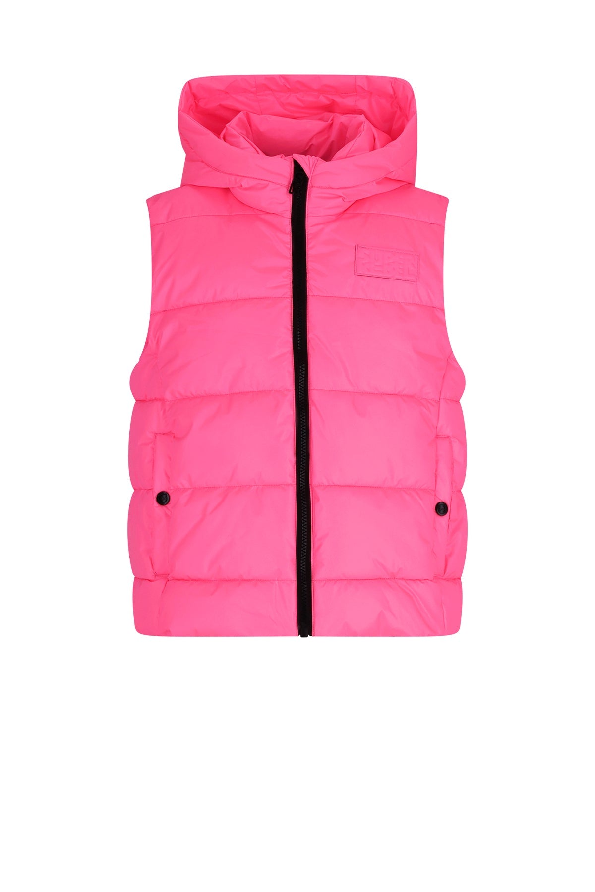 BEAU Metallic Bodywarmer Oversized Fluopink