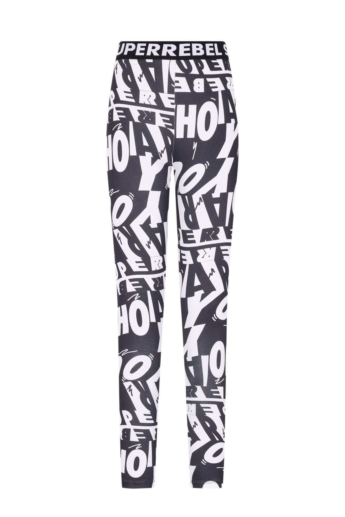 SPUNK Printed Ski Underpant or Legging Black&White